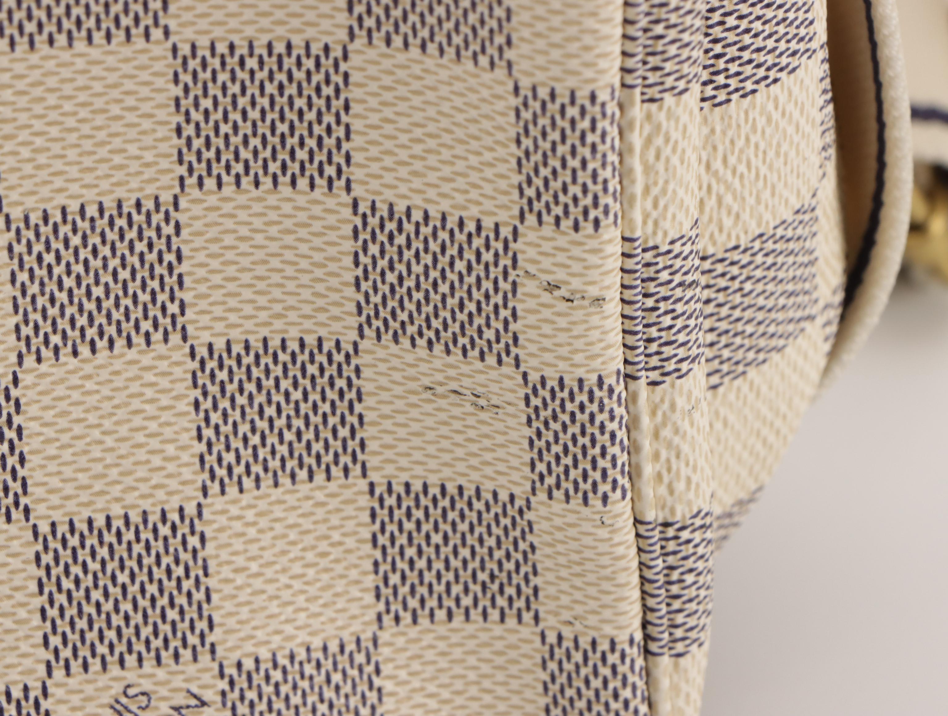 Louis Vuitton Naviglio Messenger Bag in Damier Azur Canvas