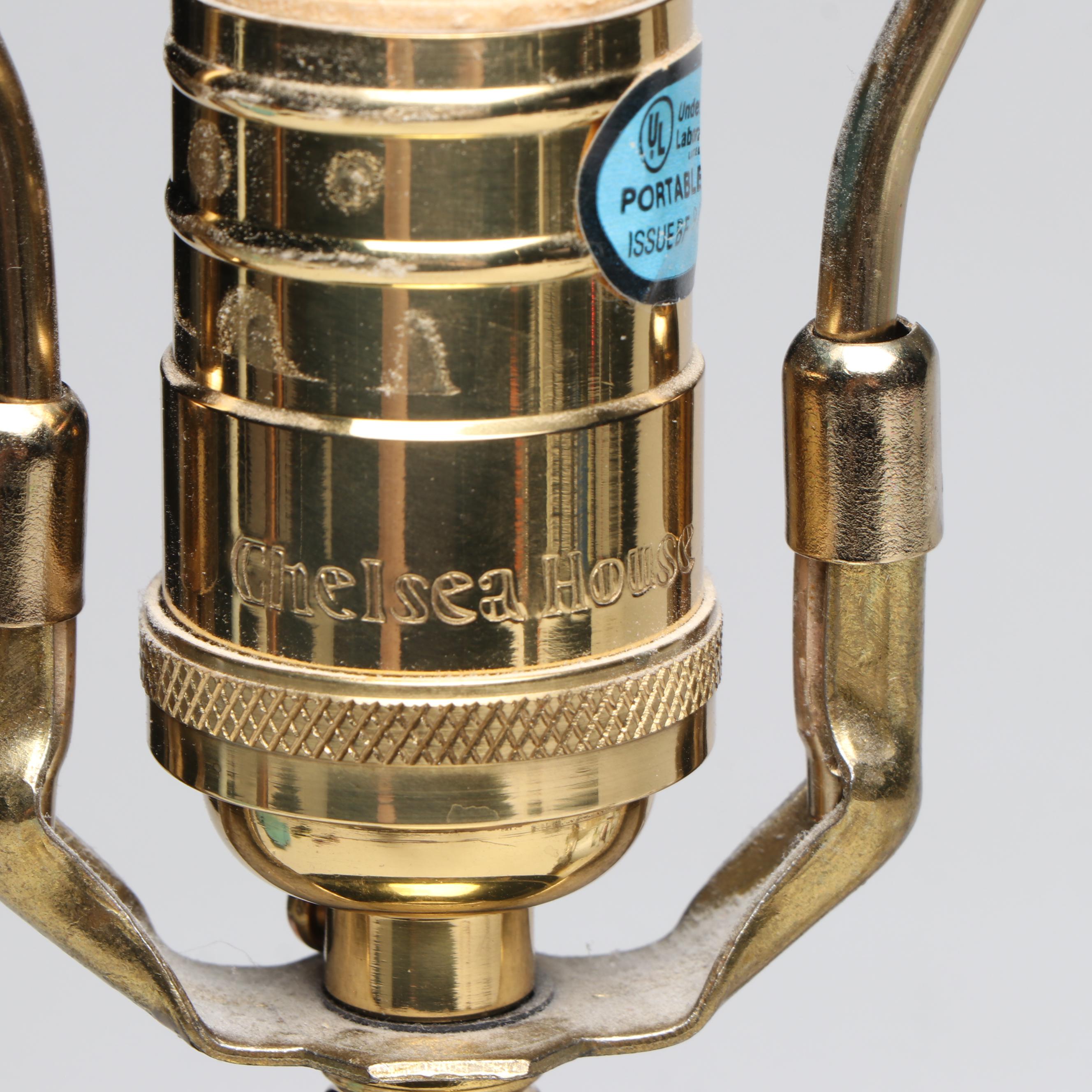 Chelsea House, Herend, and Other Floral Porcelain and Glass Table Lamps