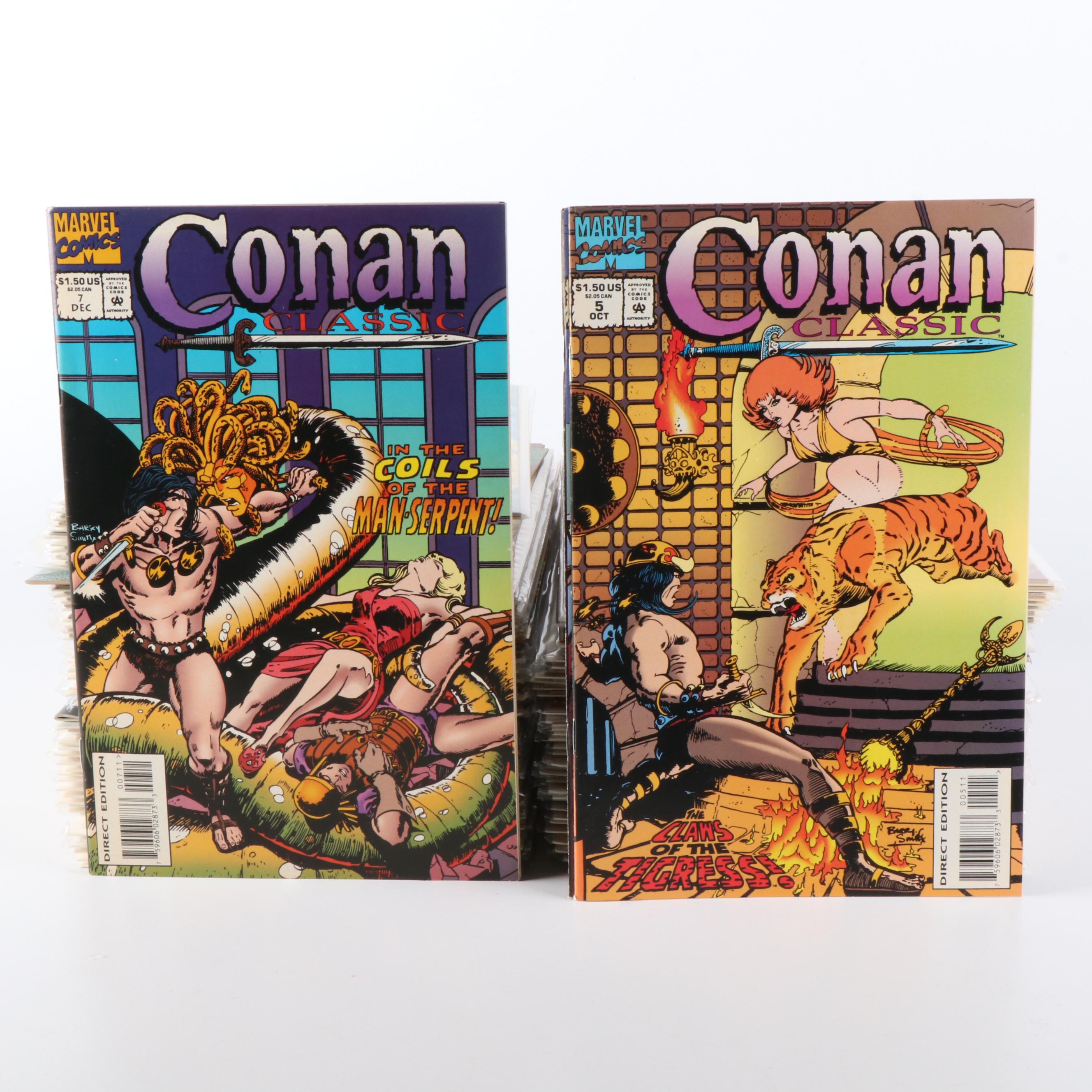 150+ Comics Including "Excalibur" and "Conan the Barbarian"