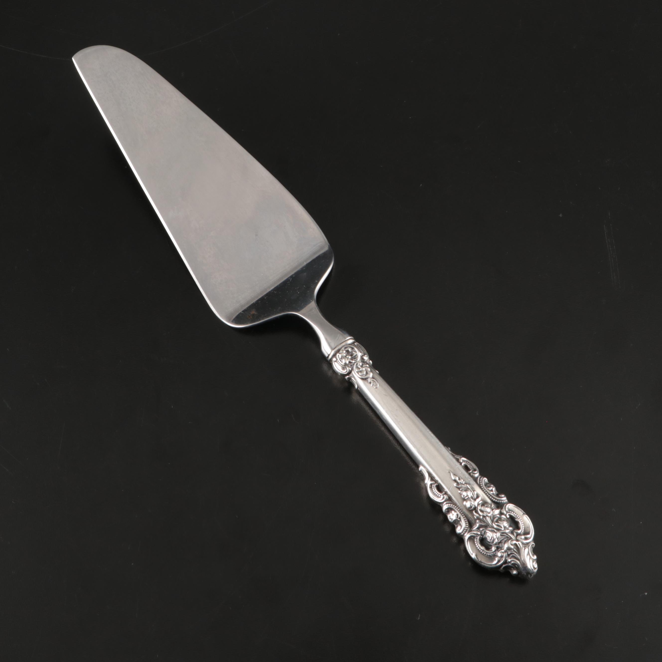 Wallace "Grand Baroque" Sterling Silver Handled Serving Utensils