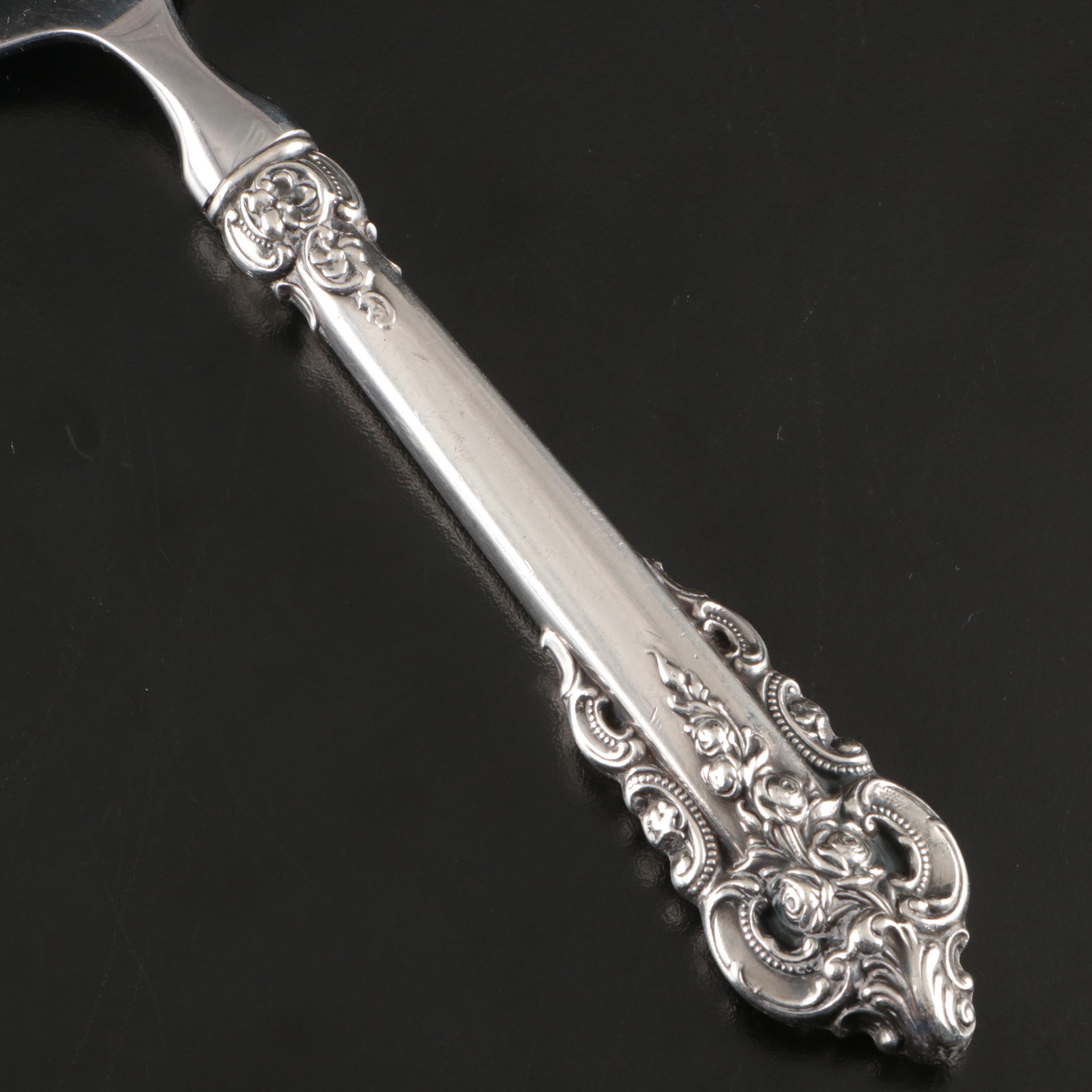 Wallace "Grand Baroque" Sterling Silver Handled Serving Utensils