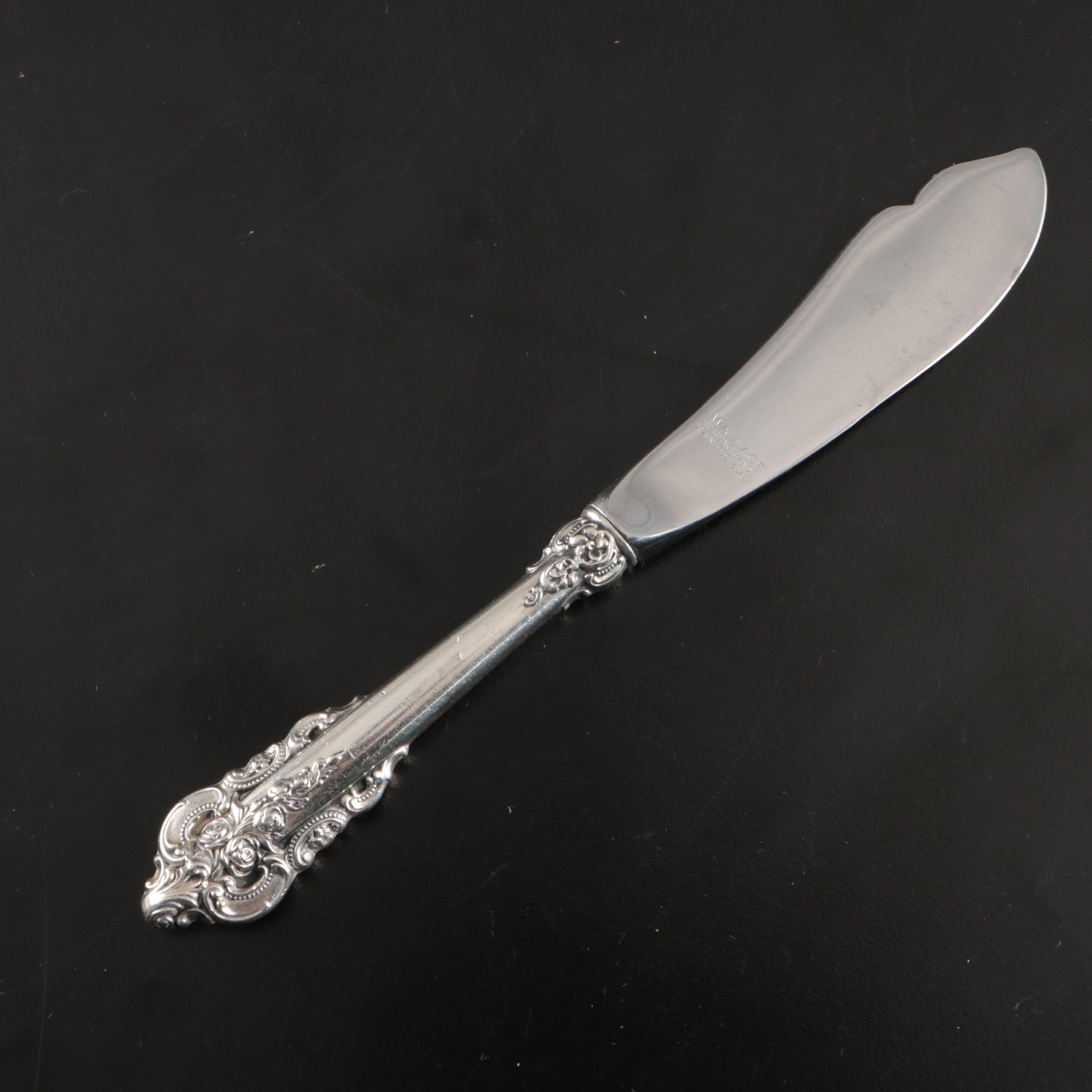 Wallace "Grand Baroque" Sterling Silver Handled Serving Utensils