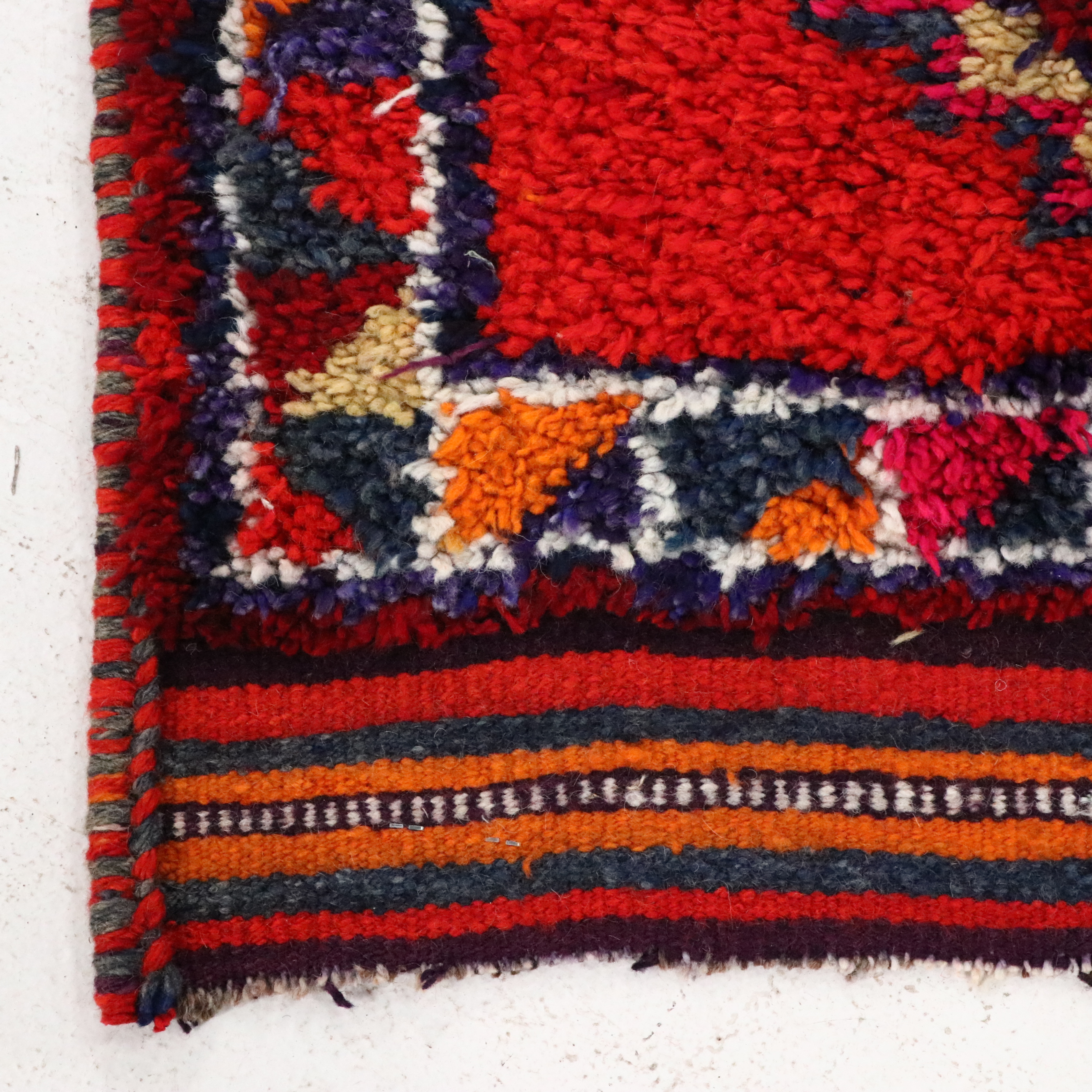 3'2 x 11'6 Hand-Knotted Moroccan Berber Long Rug