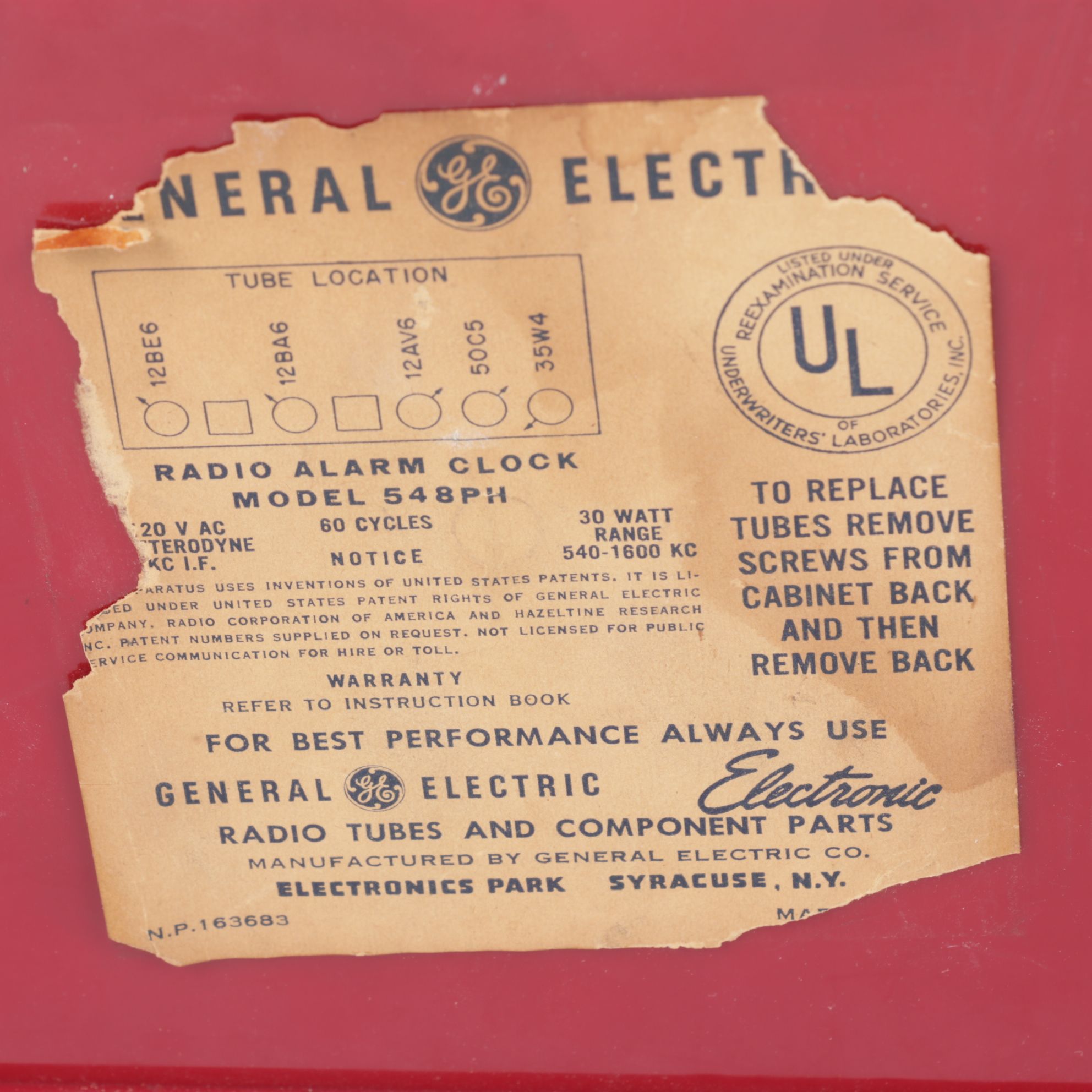General Electric & Westinghouse AM/FM Radios, Mid-20th Century
