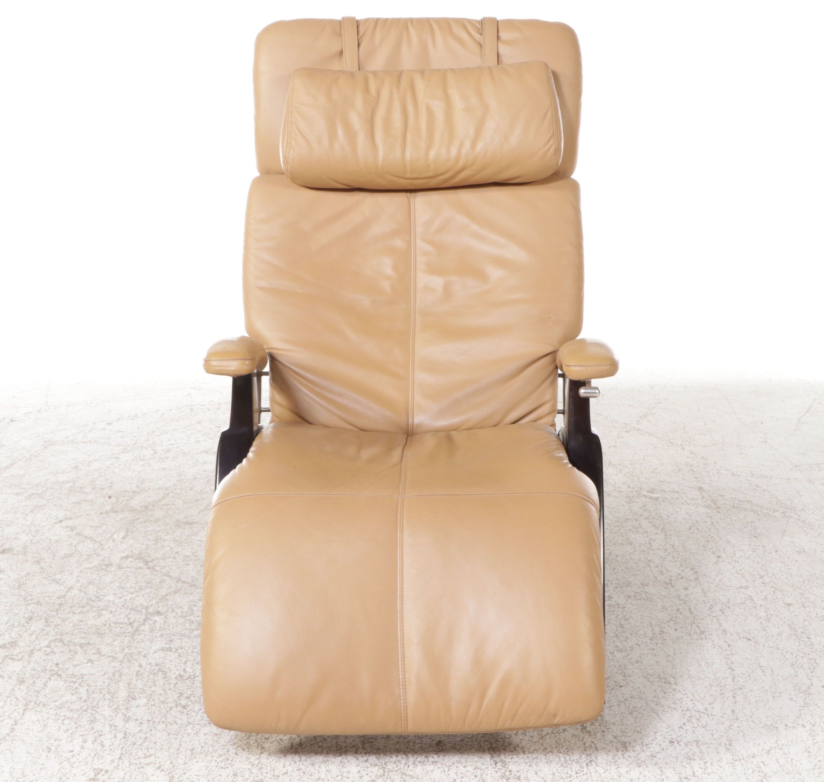 Interactive Health "The Perfect Chair" Upholstered Wood Recliner