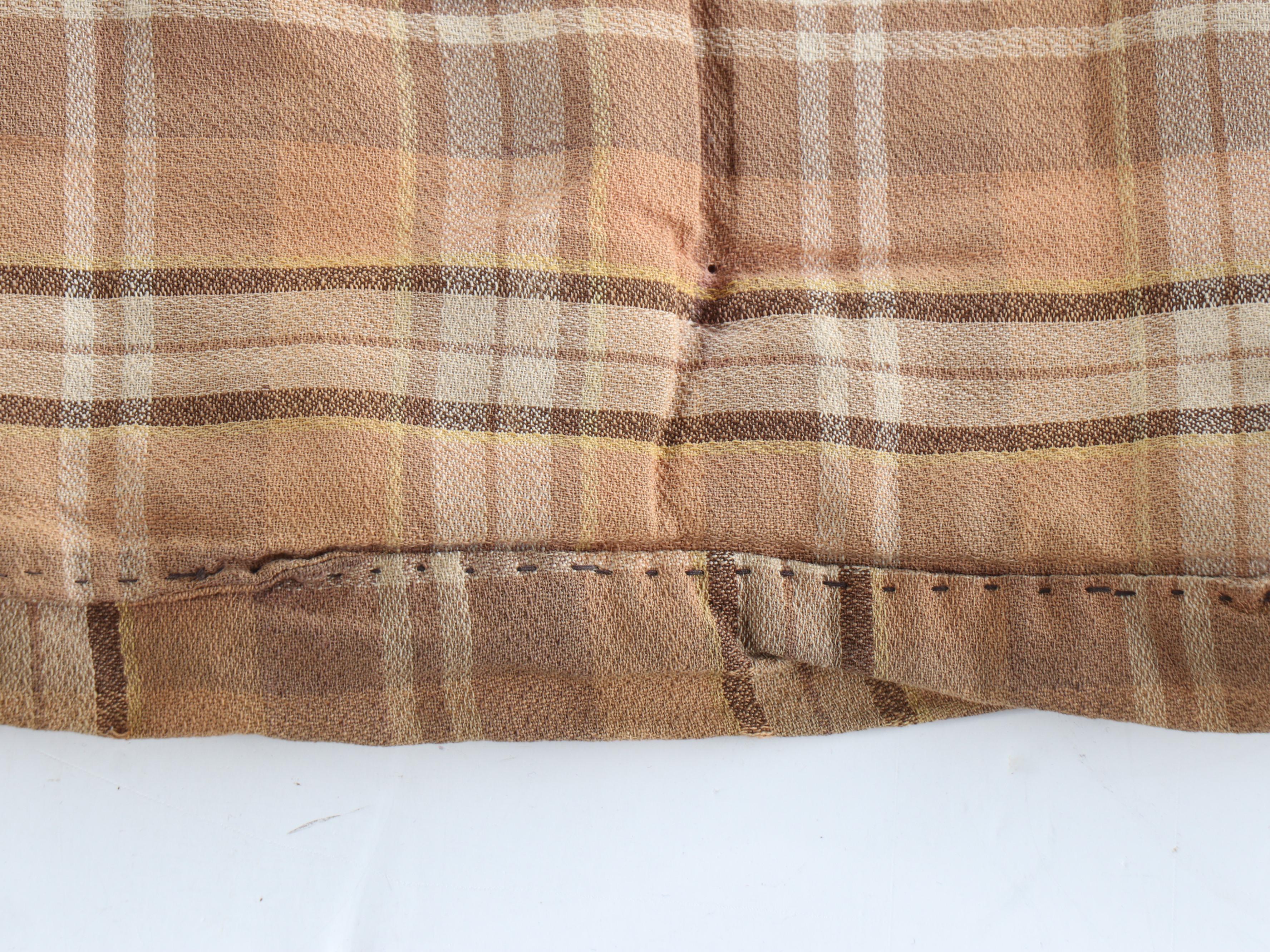 Hand-Tied and Pieced "S'Mores" Scrappy Block Quilt