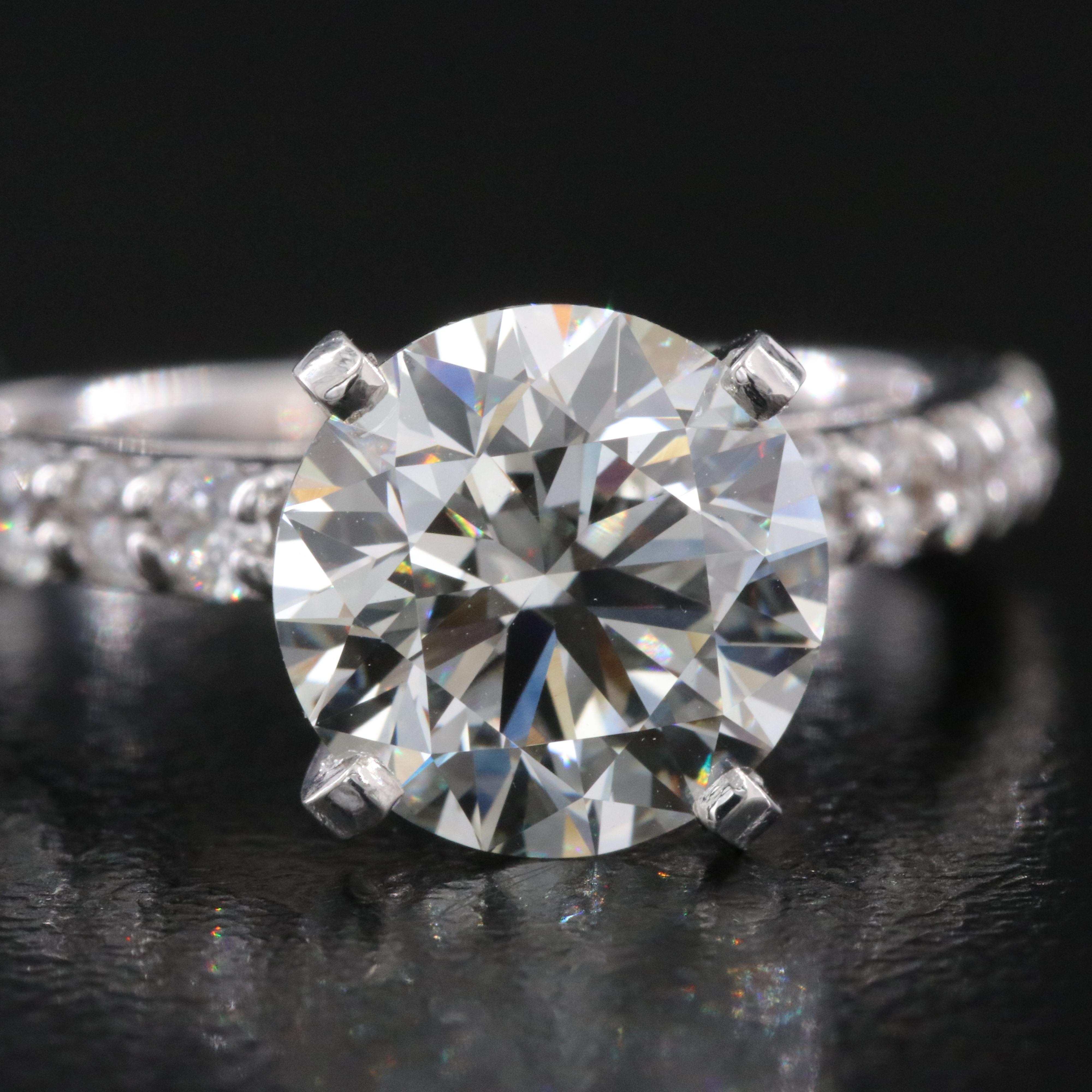 14K 4.17 CTW Lab Grown Diamond Ring Set with IGI Report