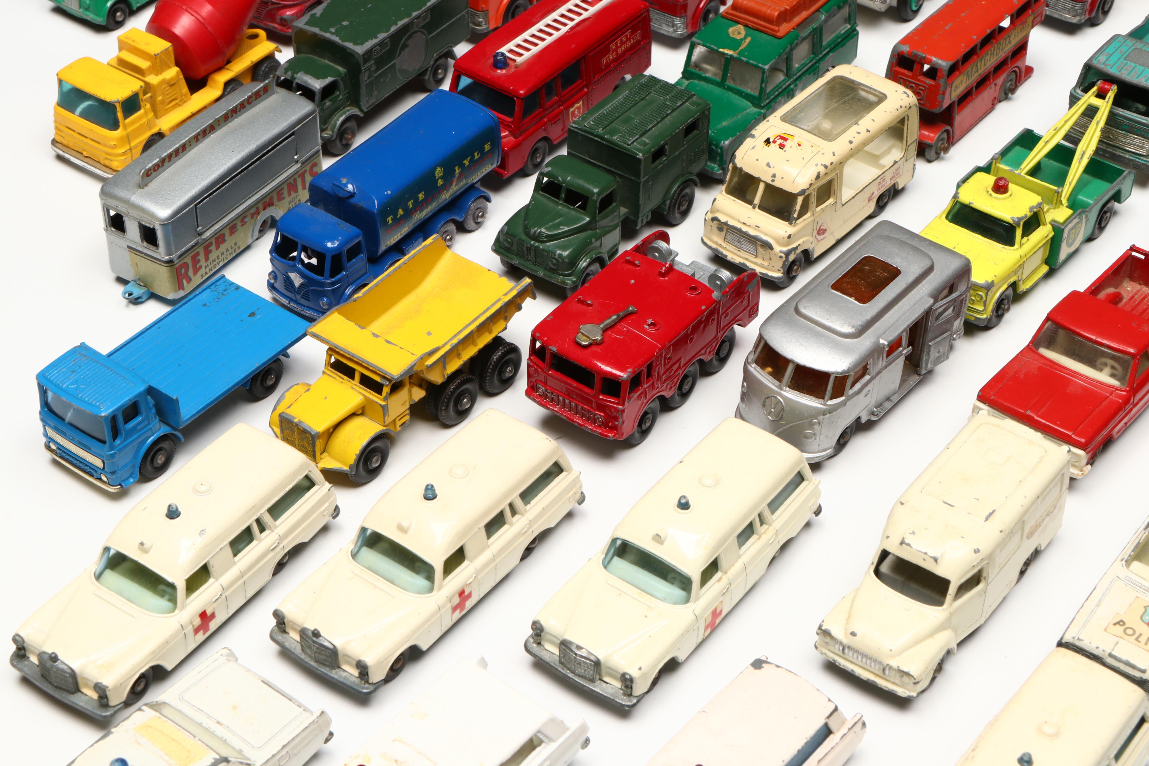 Matchbox "Rolls Royce Phantom V," "Ford Corsair" and More Toy Cars in Case