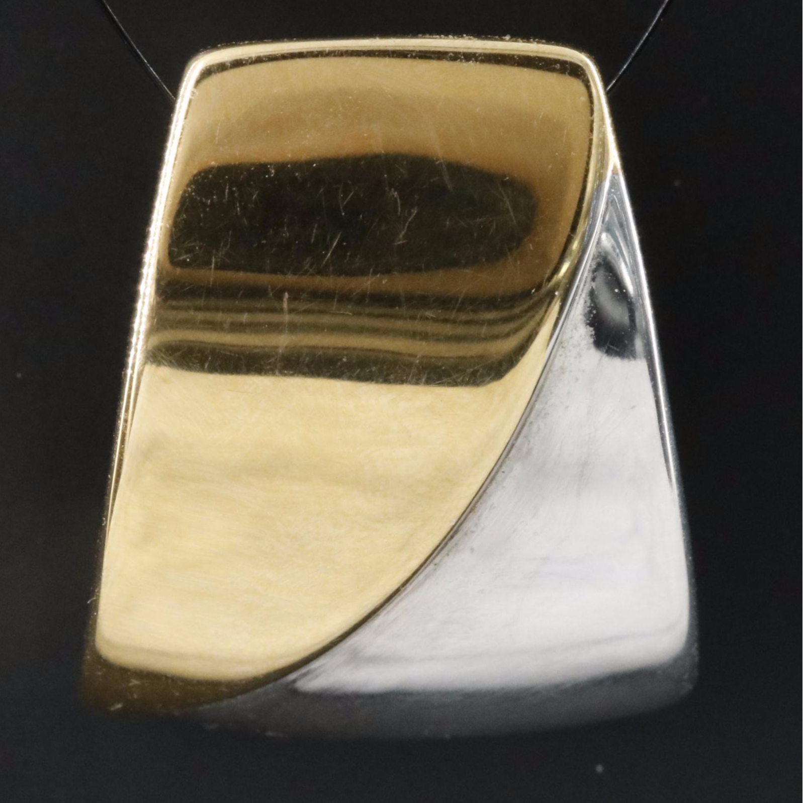 14K Two-Tone Slide Pendant