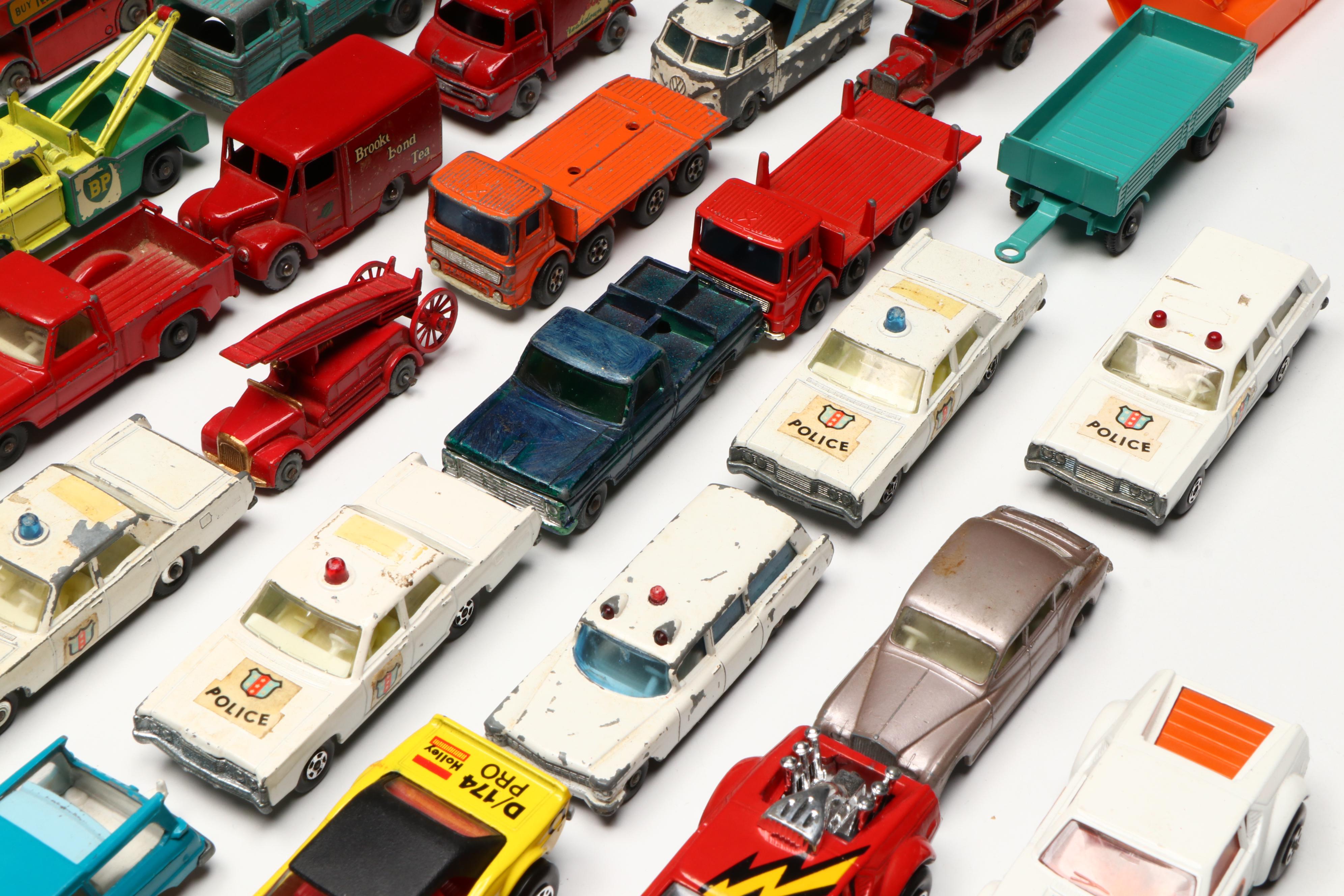 Matchbox "Rolls Royce Phantom V," "Ford Corsair" and More Toy Cars in Case
