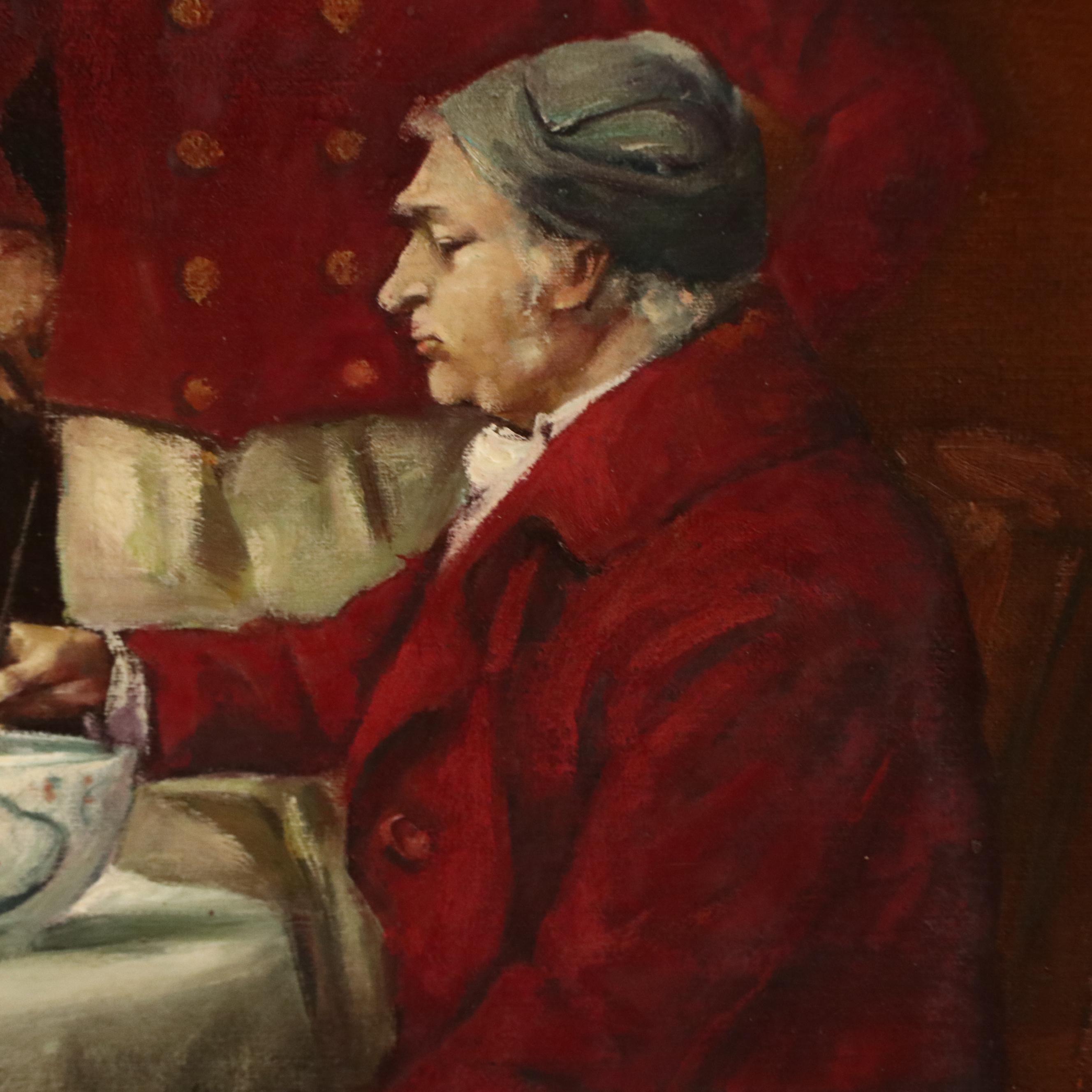 After Margaret Dovaston Oil Painting "Good Cheer"