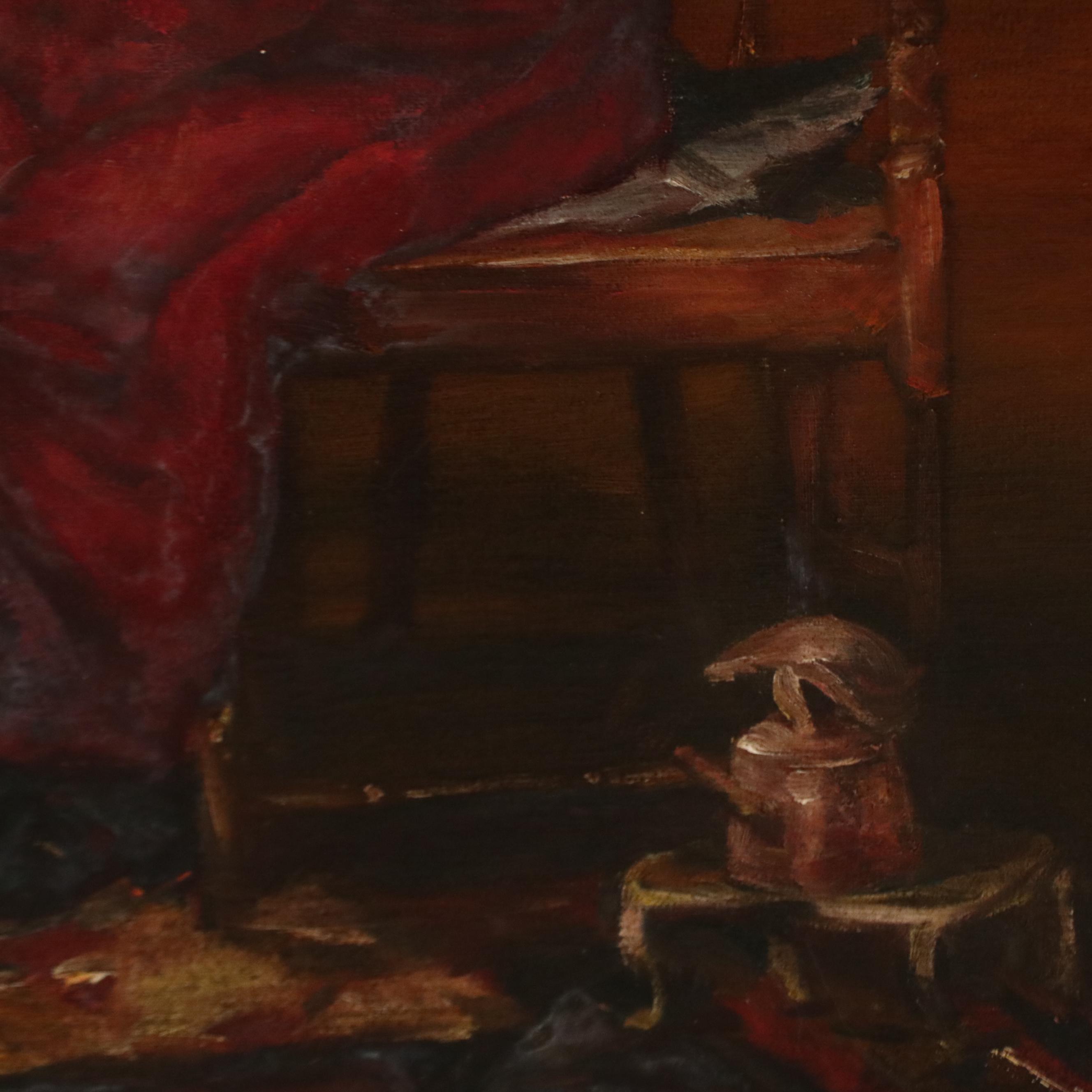 After Margaret Dovaston Oil Painting "Good Cheer"