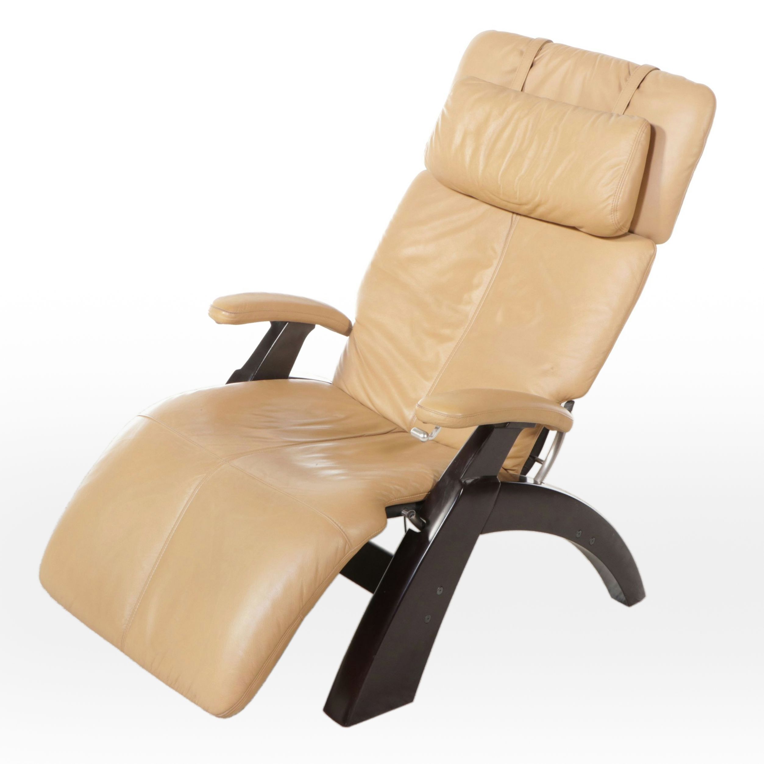Interactive Health "The Perfect Chair" Upholstered Wood Recliner