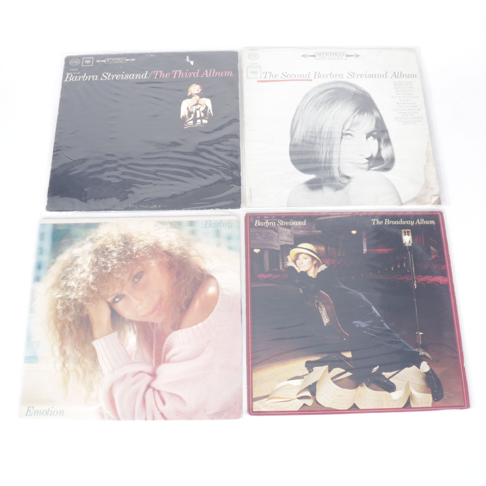 Barbra Streisand in "Funny Girl" and "A Star is Born" with More Vinyl Records