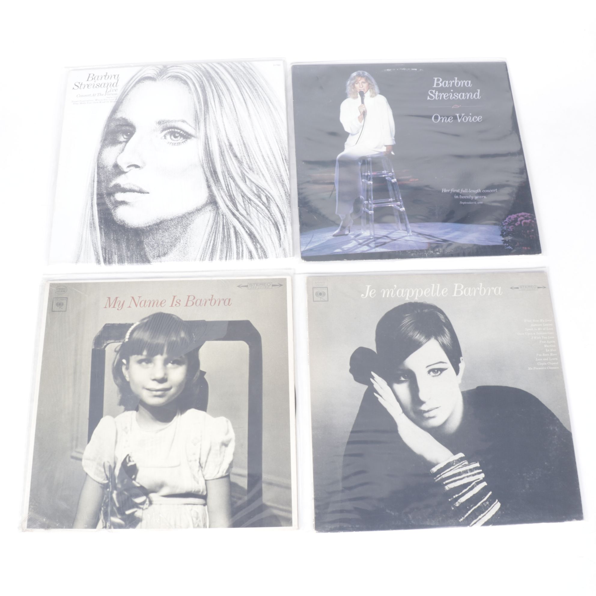 Barbra Streisand in "Funny Girl" and "A Star is Born" with More Vinyl Records
