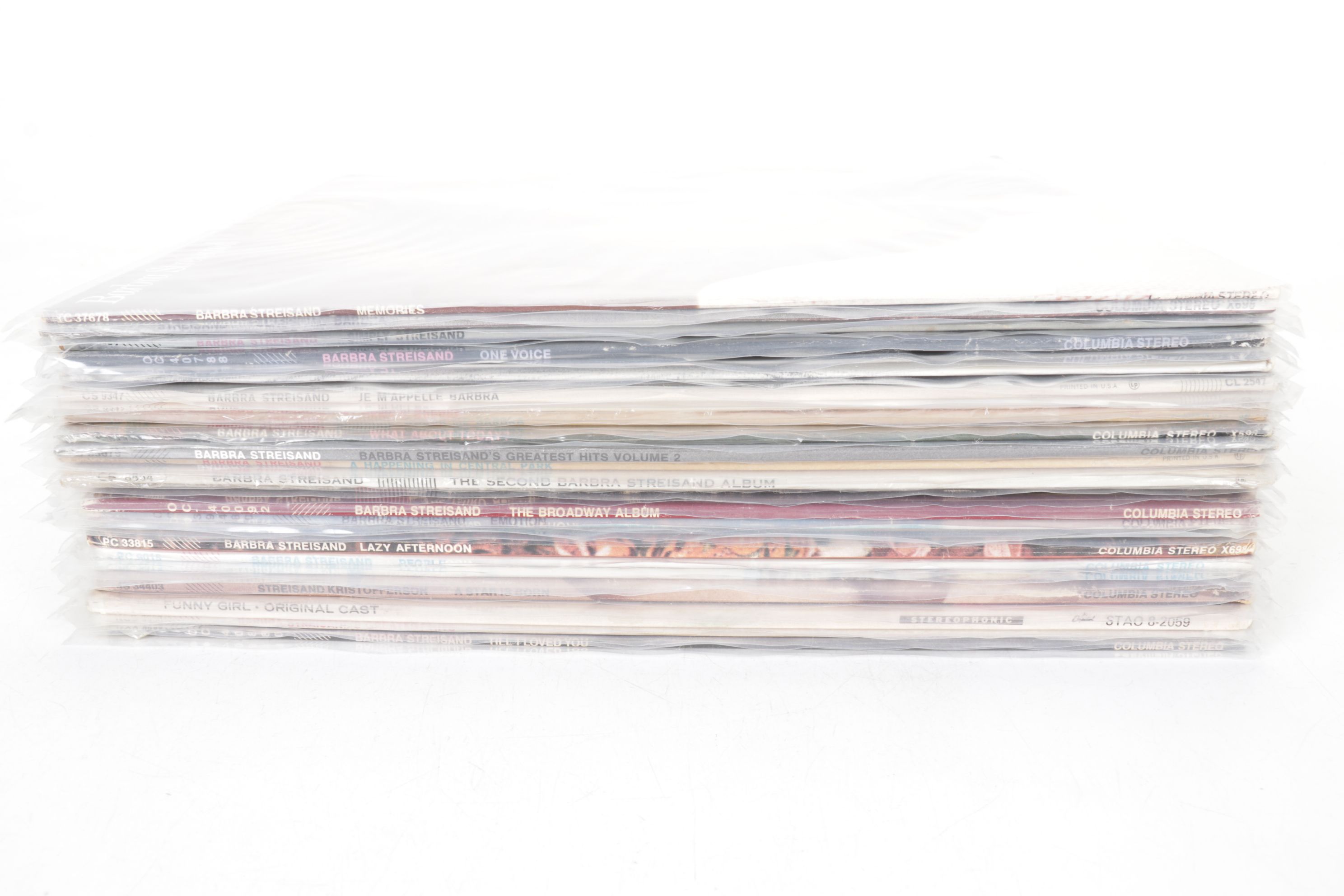 Barbra Streisand in "Funny Girl" and "A Star is Born" with More Vinyl Records