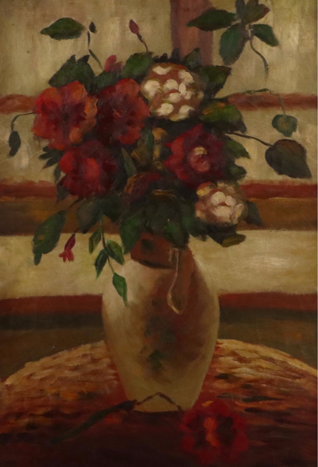 Floral Still Life Oil Painting, Circa 2010