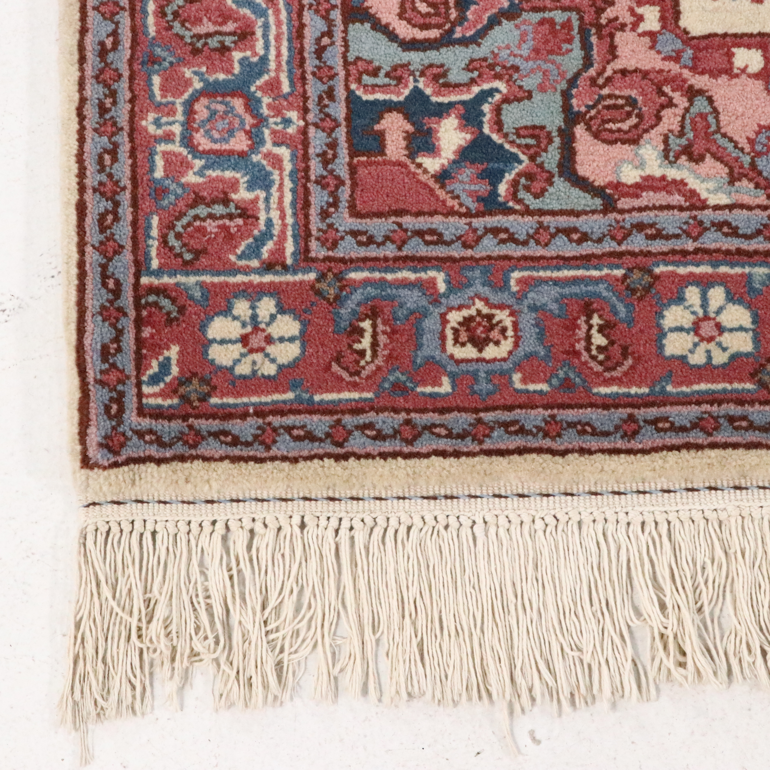 3'1 x 5'8 Hand-Knotted Indo-Persian Heriz Area Rug