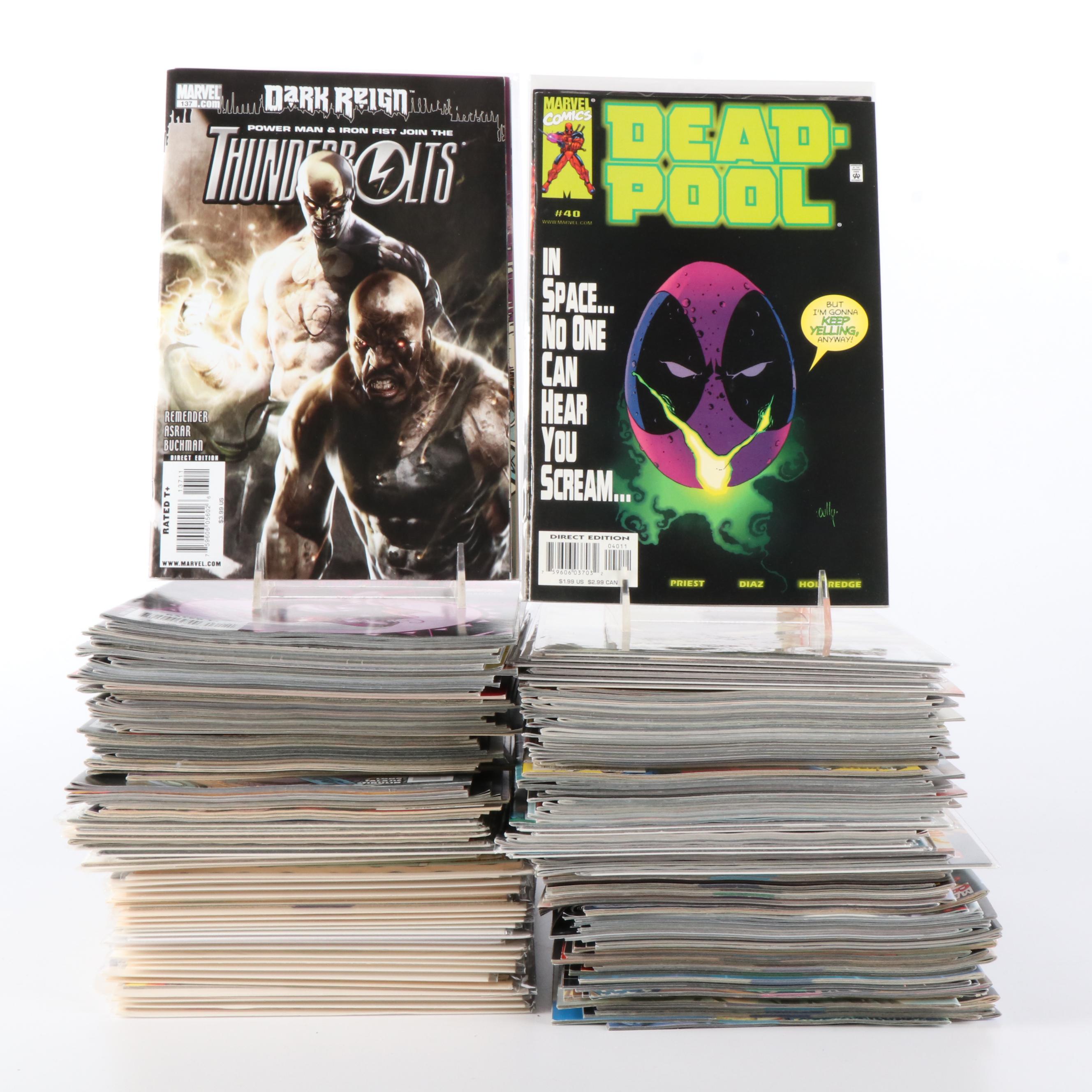 150+ Modern Age Comic Books Featuring "Thunderbolts" and "Deadpool"