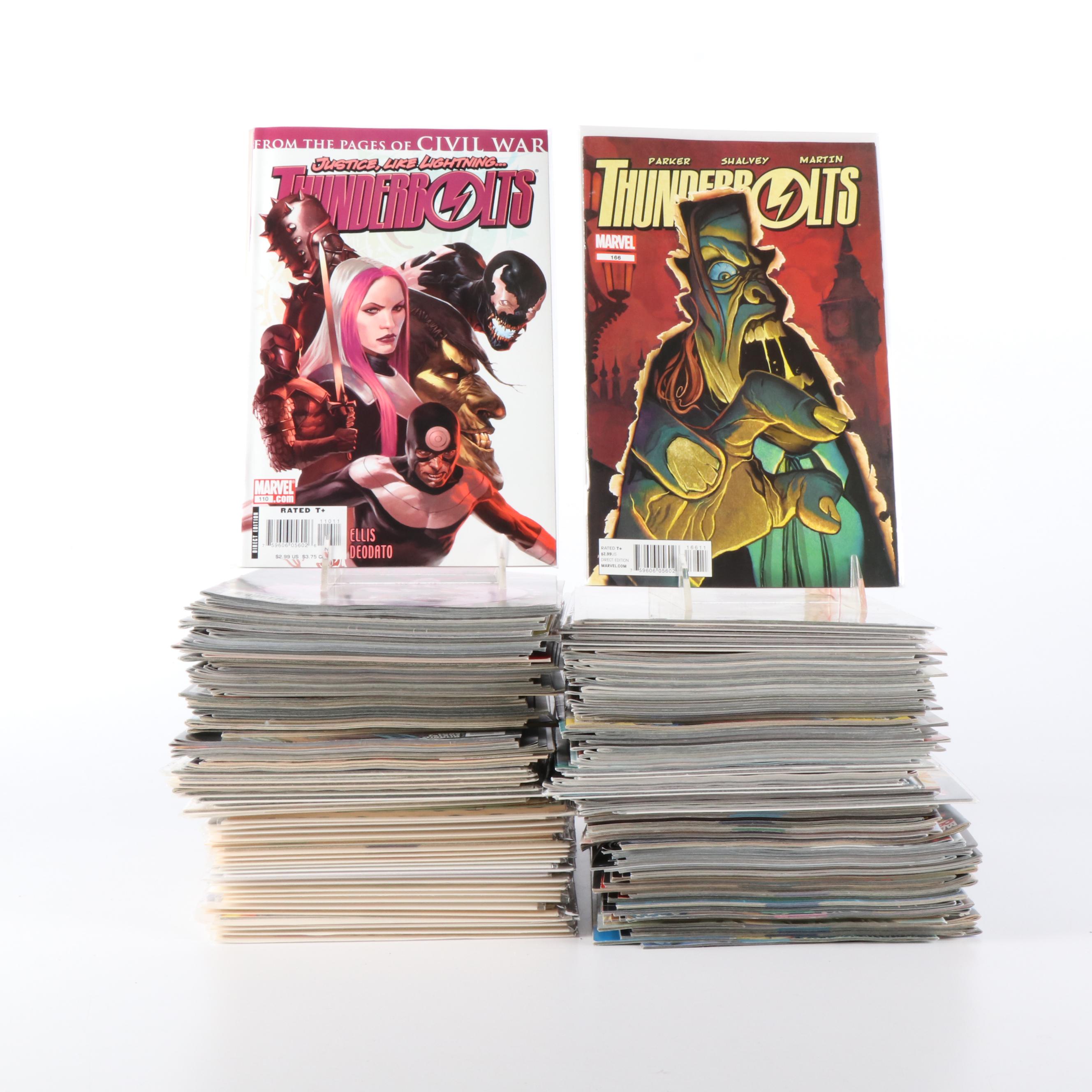 150+ Modern Age Comic Books Featuring "Thunderbolts" and "Deadpool"