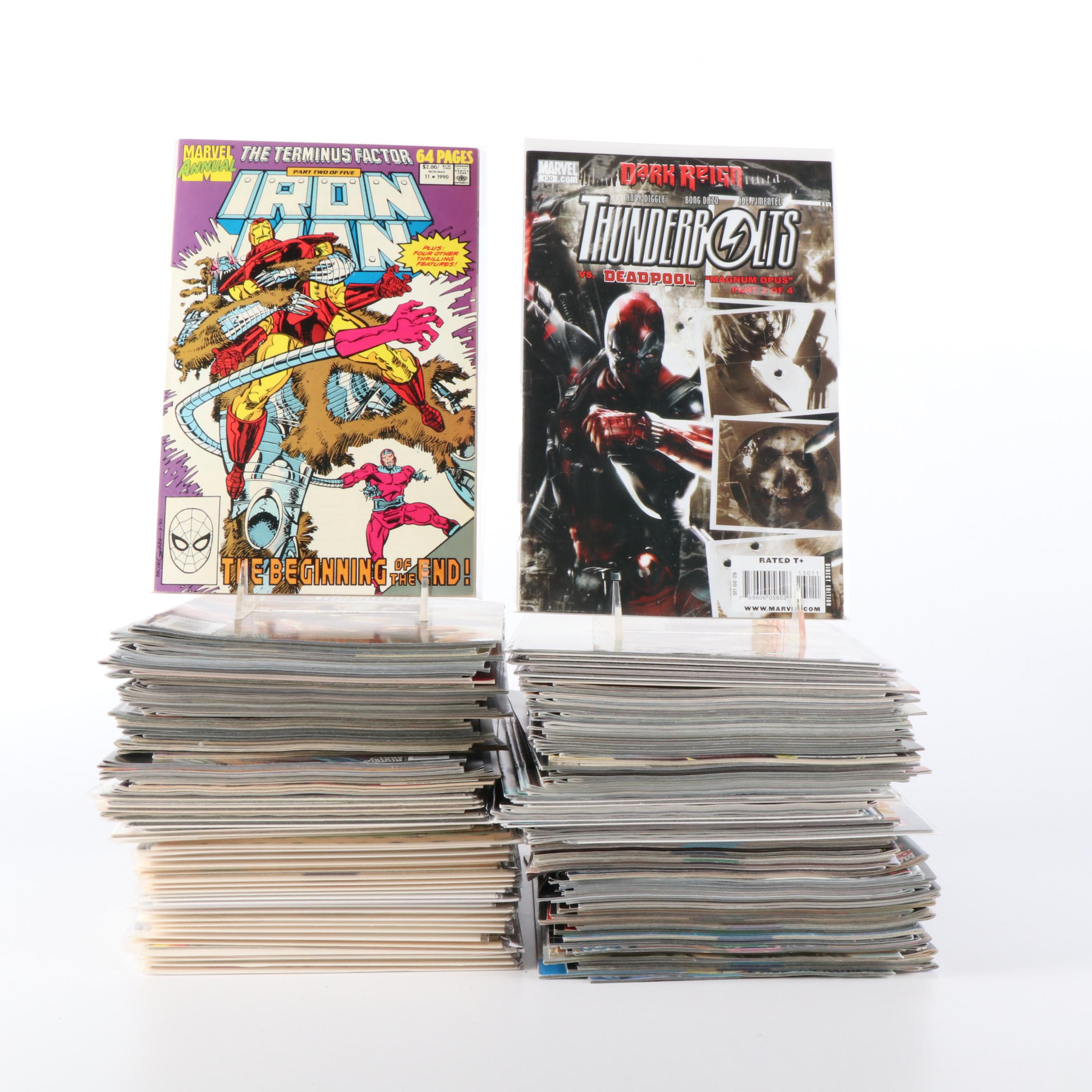 150+ Modern Age Comic Books Featuring "Thunderbolts" and "Deadpool"