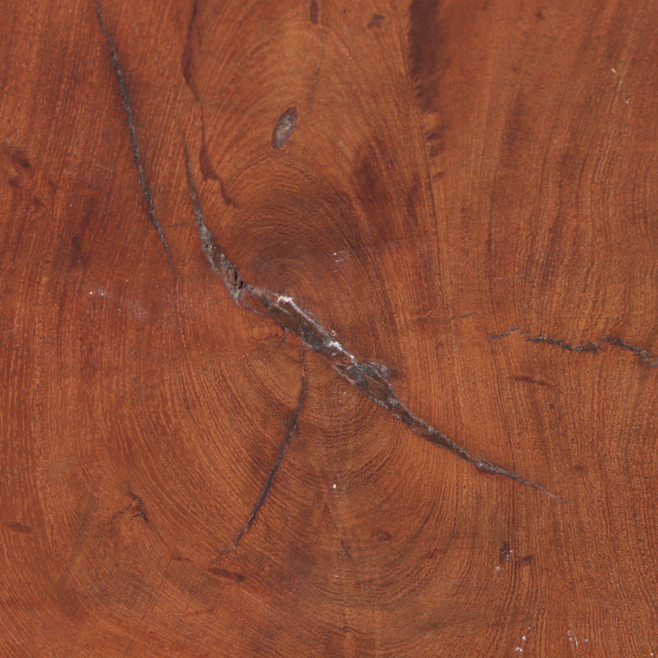 Vintage Walnut Trunk, Mid to Late 20th Century