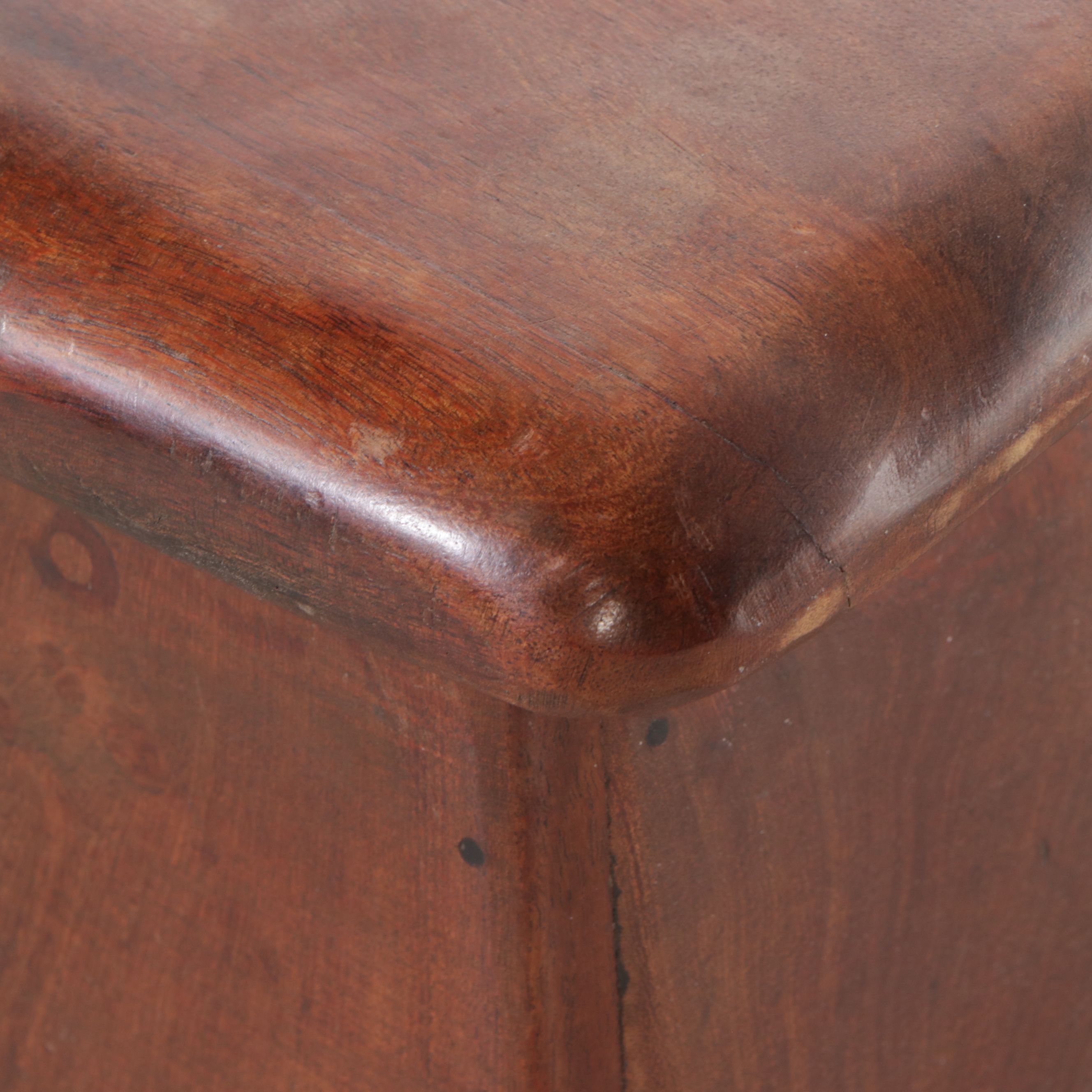 Vintage Walnut Trunk, Mid to Late 20th Century