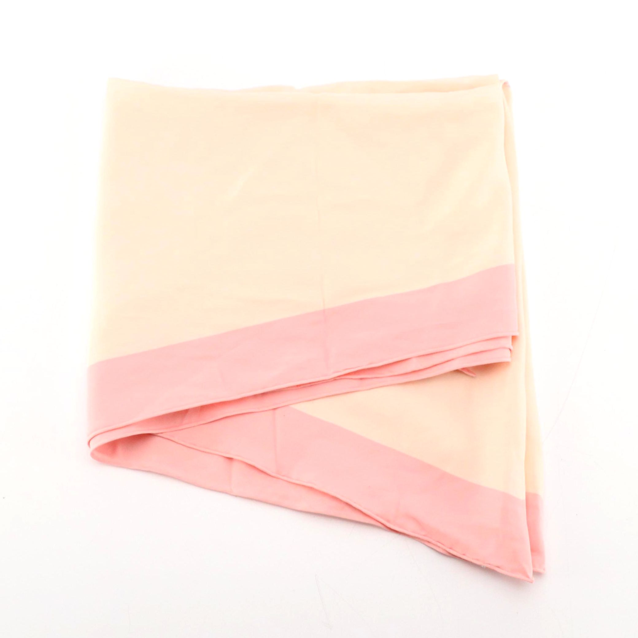 Hermès Two-Tone Silk Maxi Losange with H Monogram