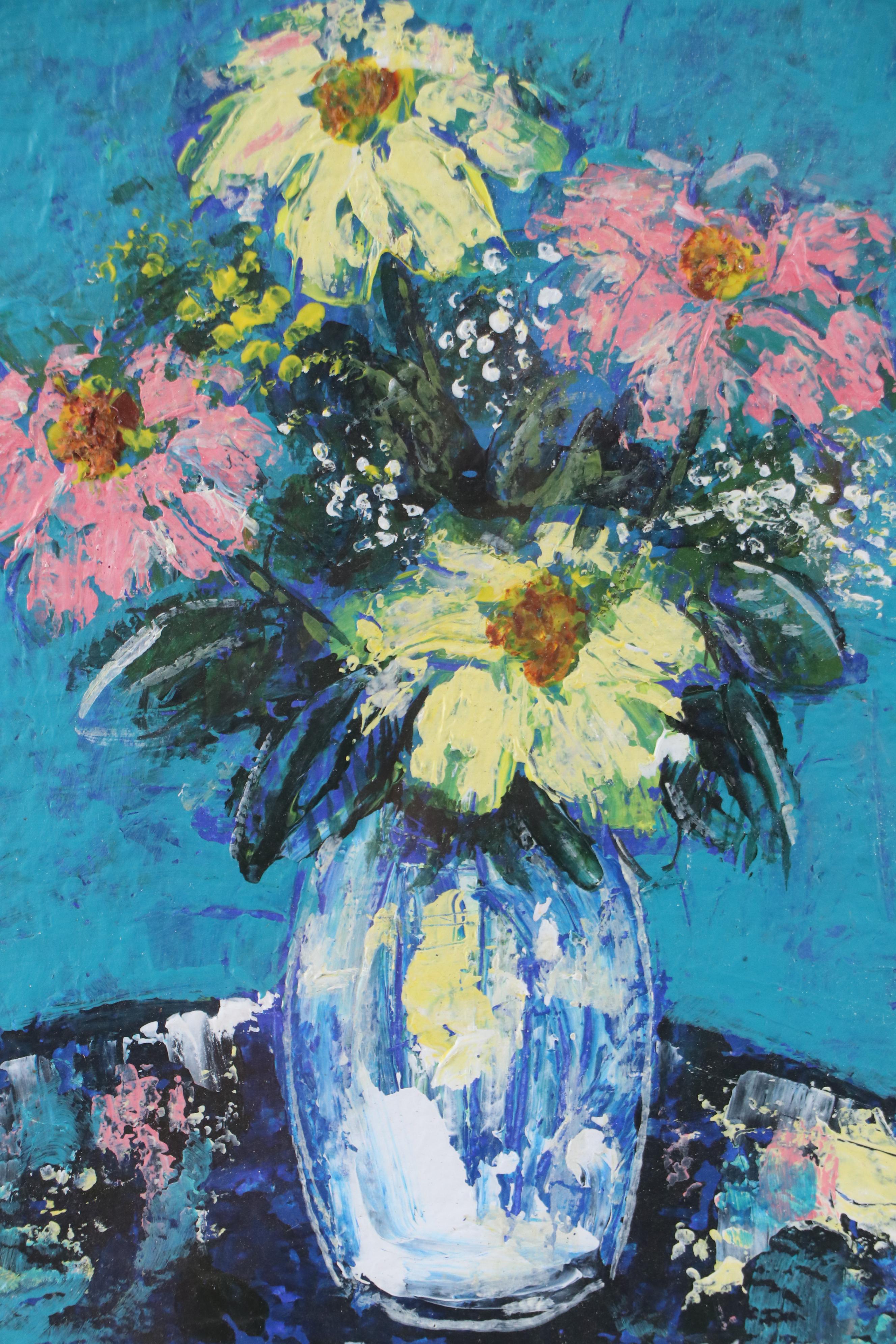 Floral Still Life Oil Painting, 2005