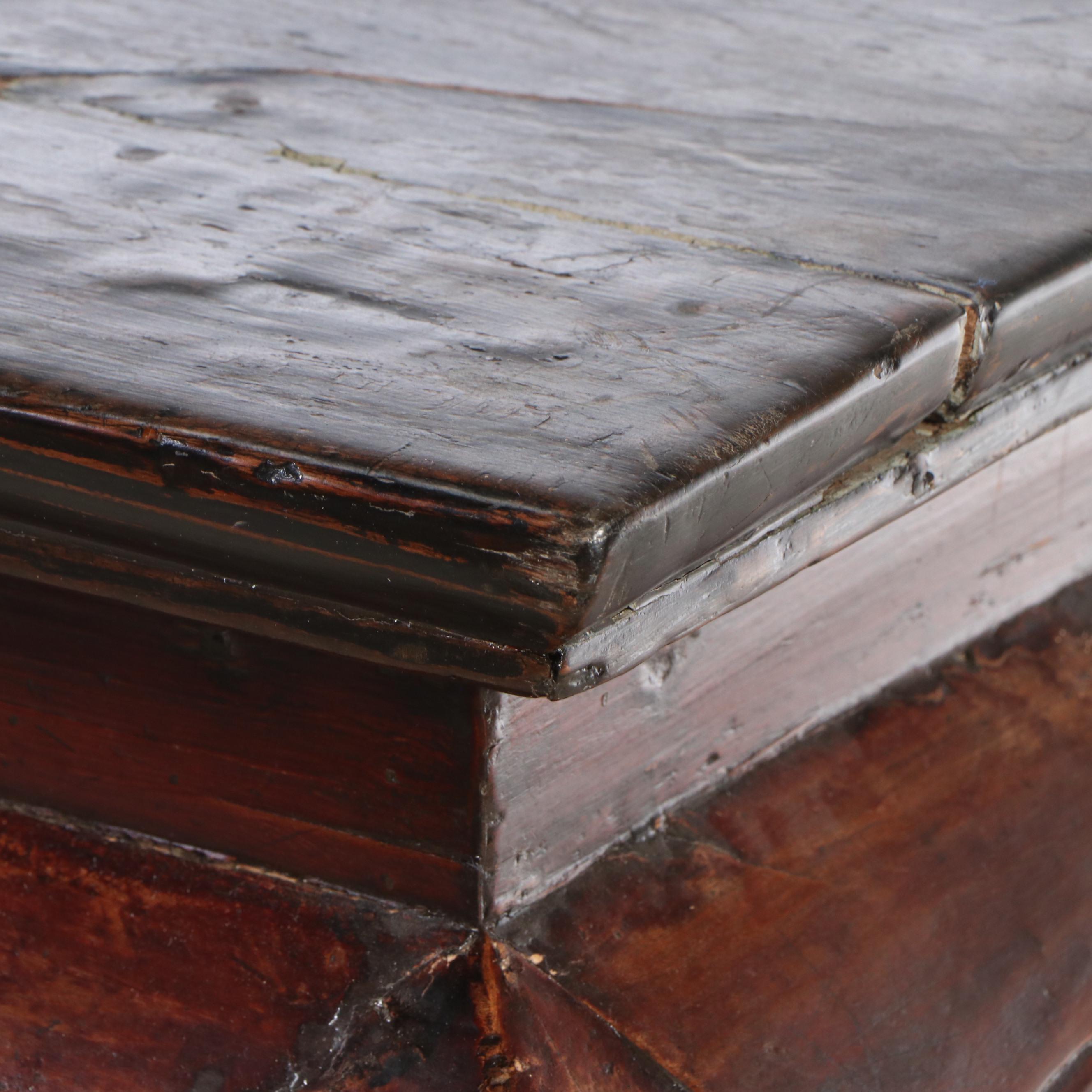 George III Mahogany Tea Table, 19th Century