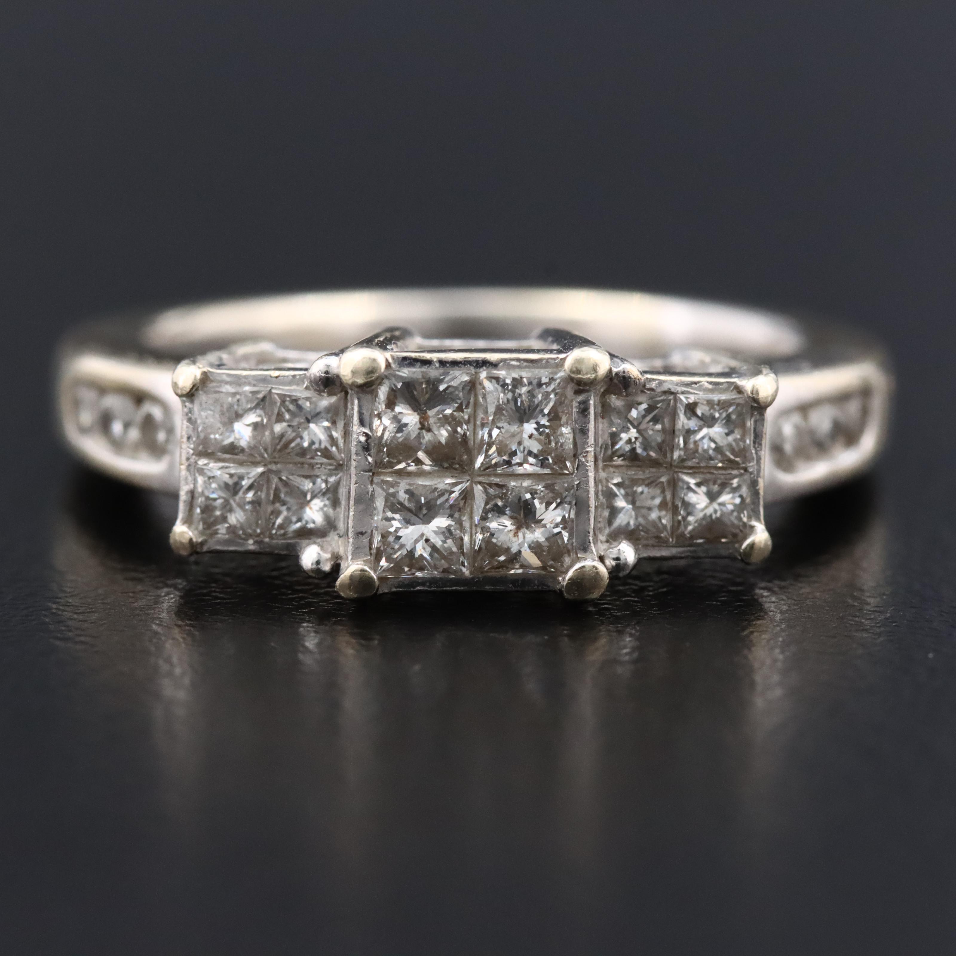 14K 0.98 CTW Diamond Ring