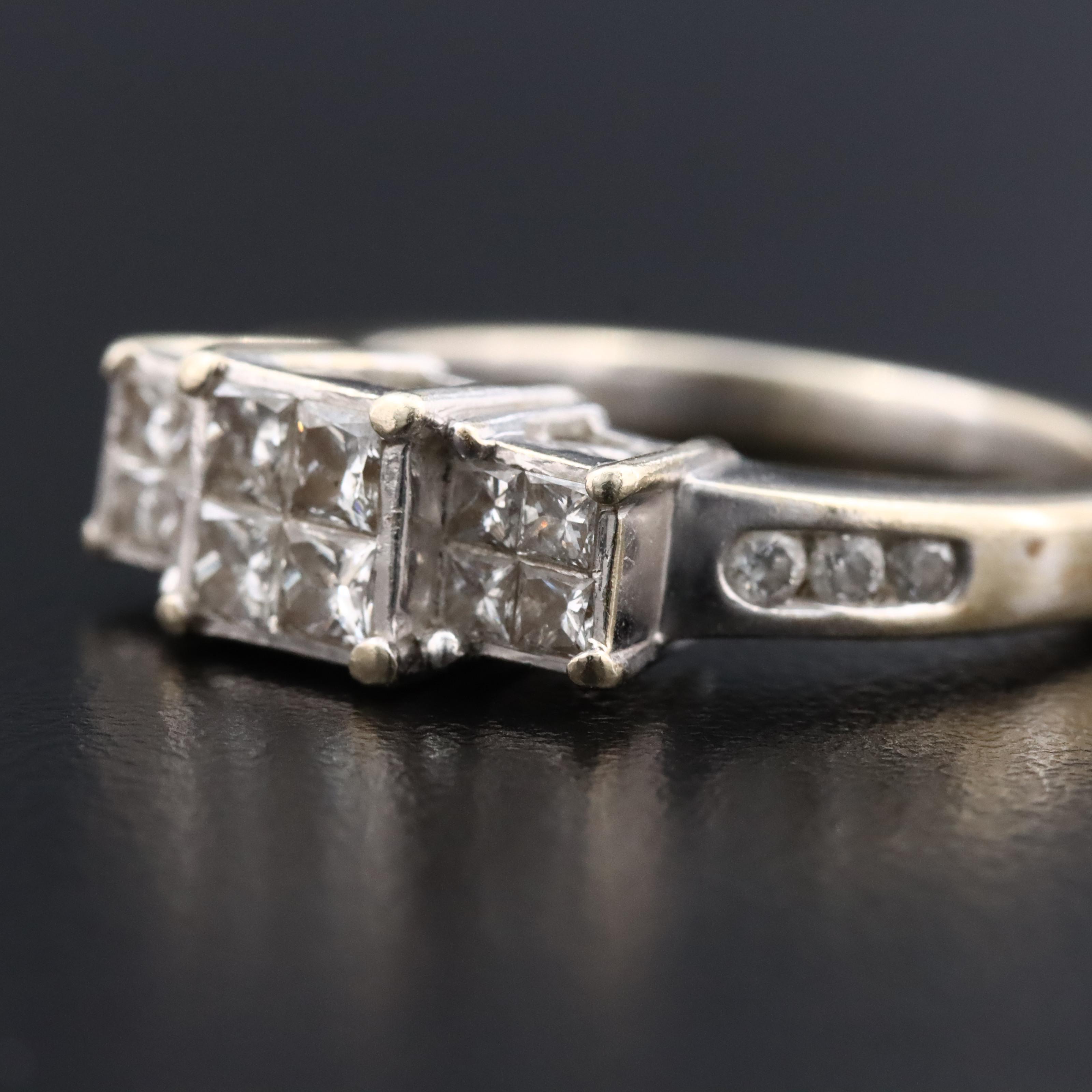 14K 0.98 CTW Diamond Ring