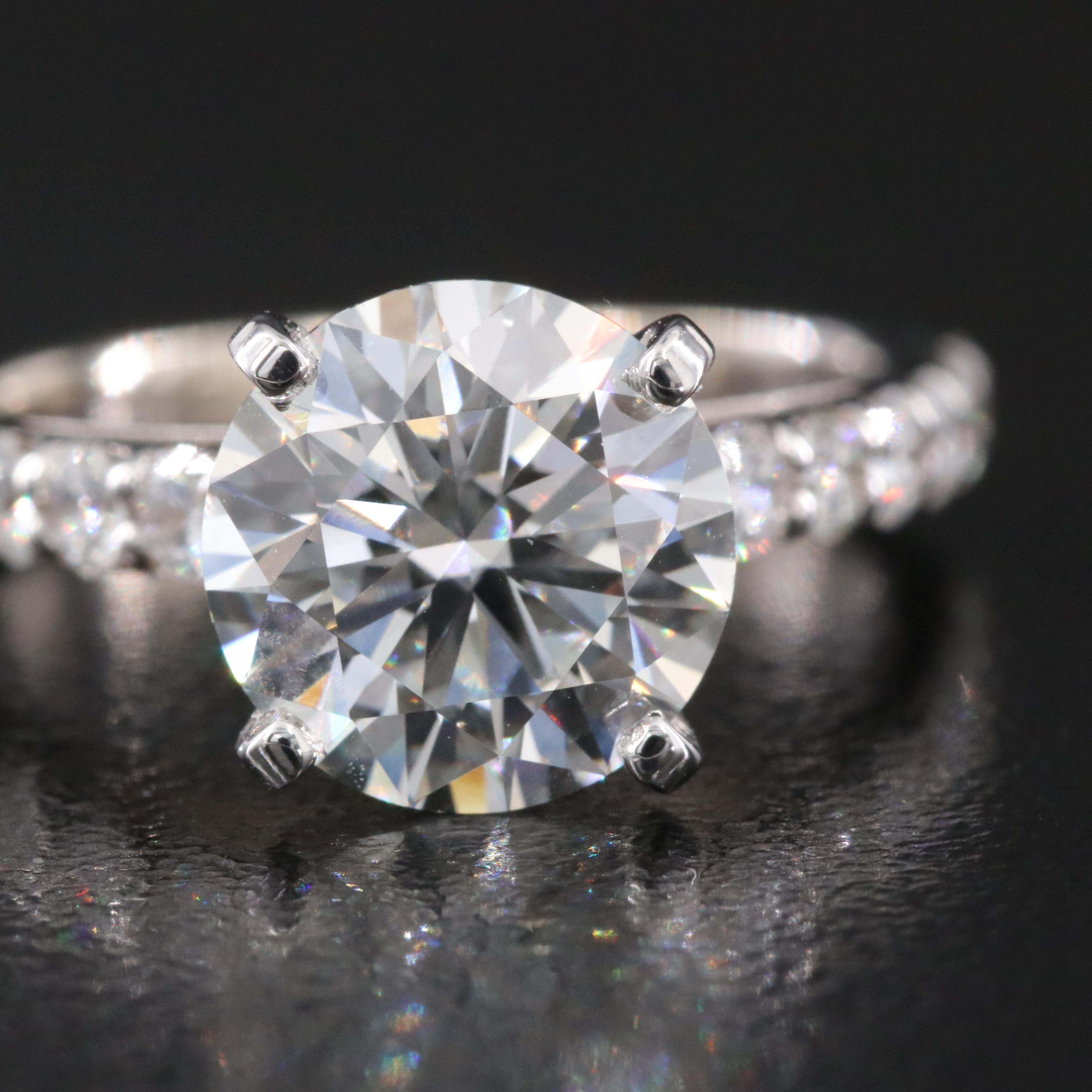 14K 3.99 CTW Lab Grown Diamond Ring Set with IGI Report