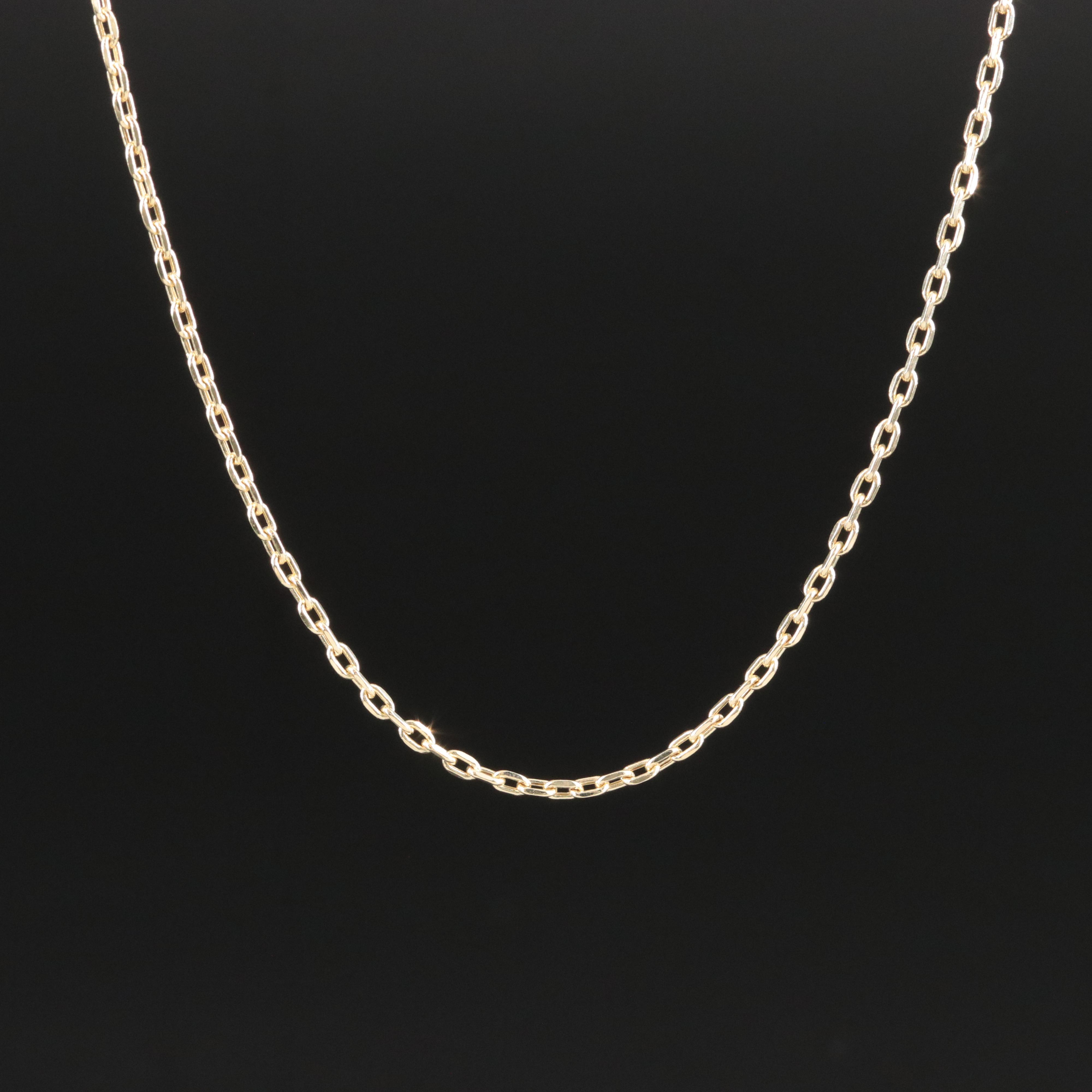 14K Cable Chain Necklace