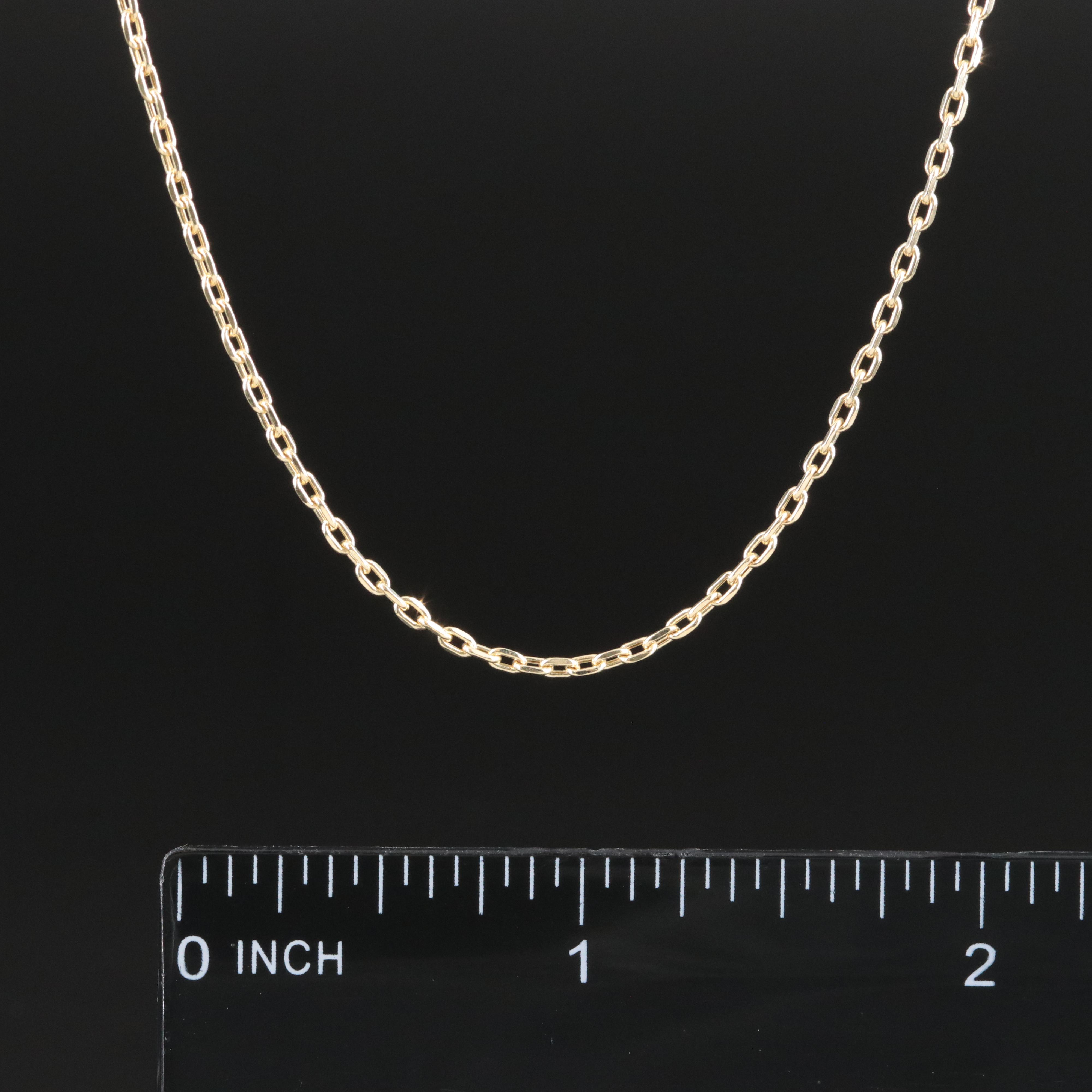 14K Cable Chain Necklace