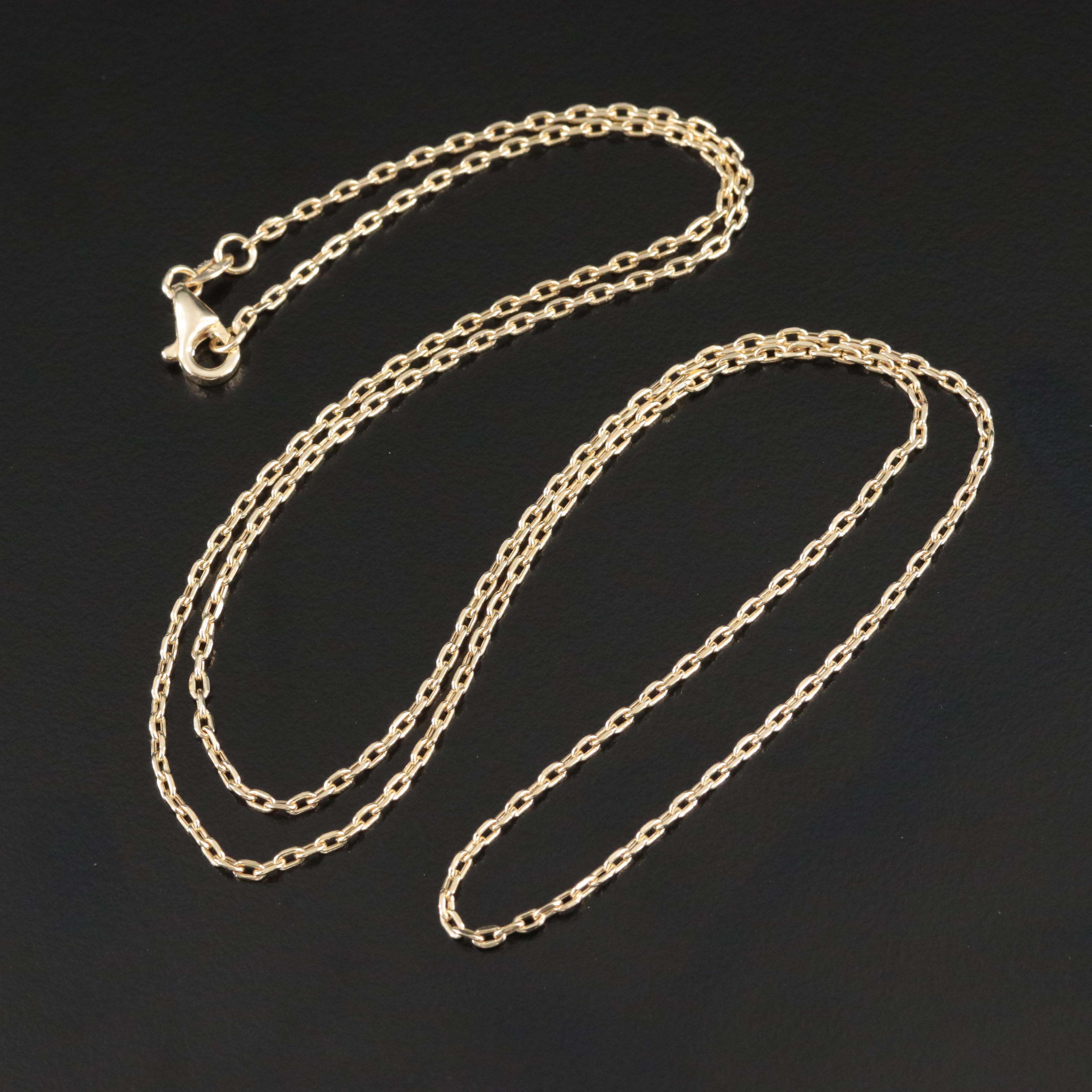 14K Cable Chain Necklace