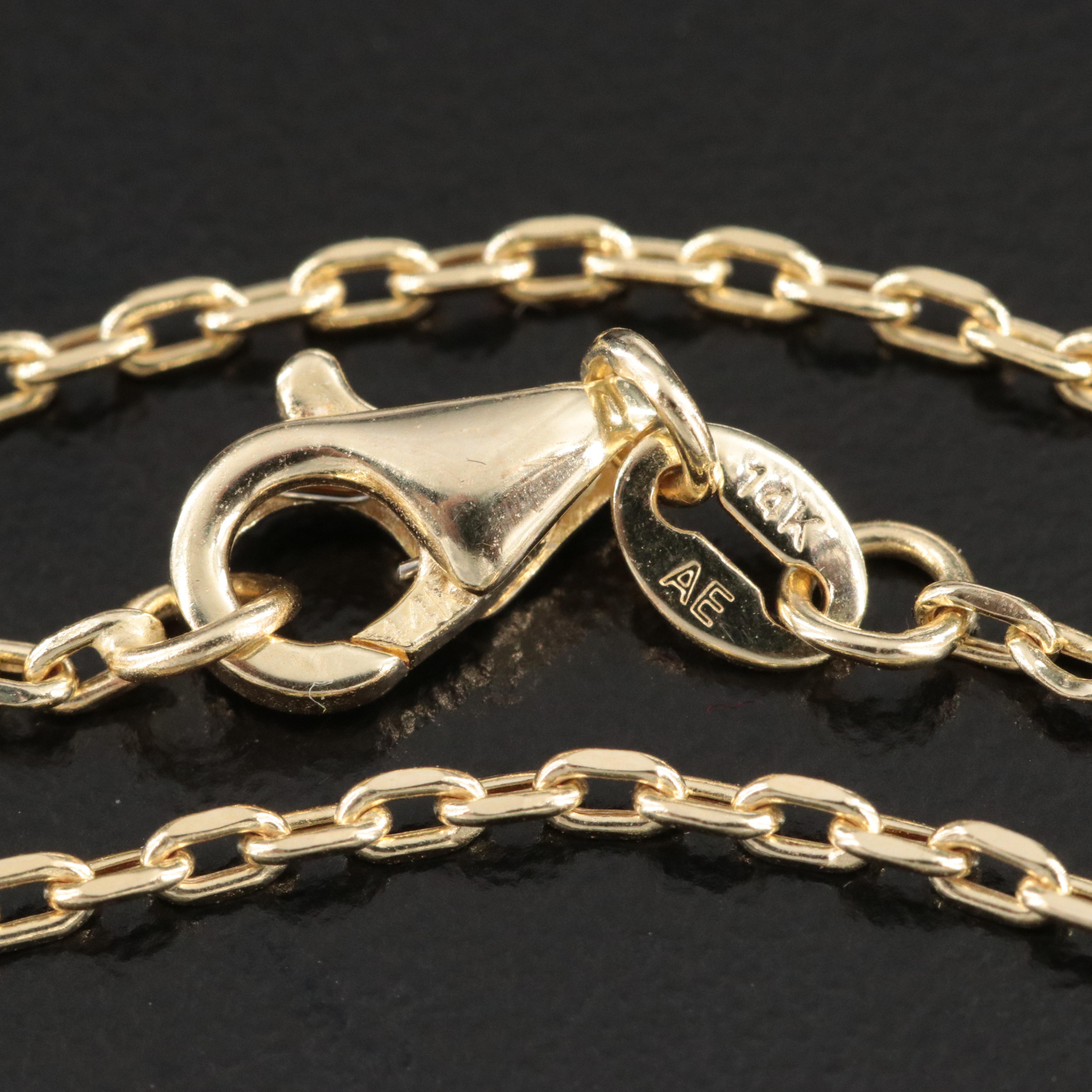 14K Cable Chain Necklace