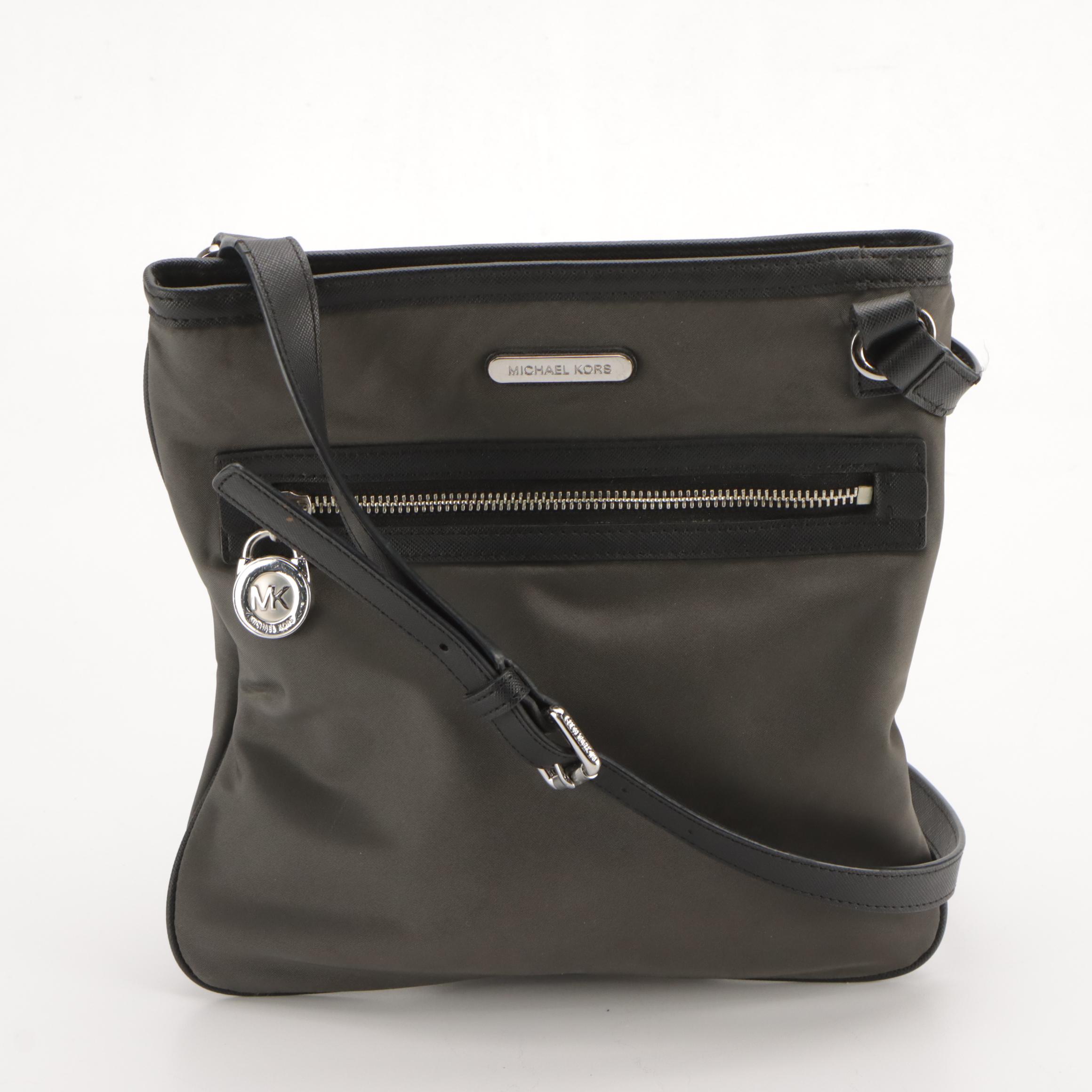 Michael Kors Black Leather Wallets, Nylon Tote Bag and Messenger Crossbody