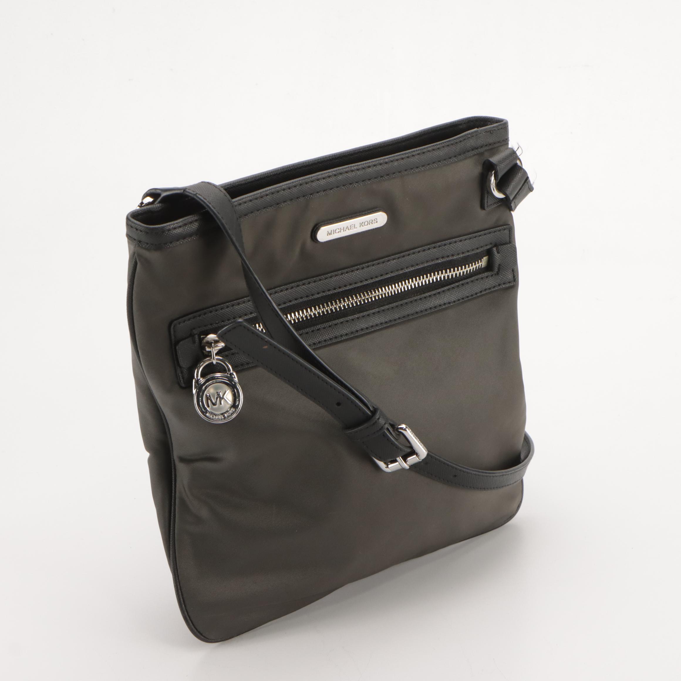 Michael Kors Black Leather Wallets, Nylon Tote Bag and Messenger Crossbody