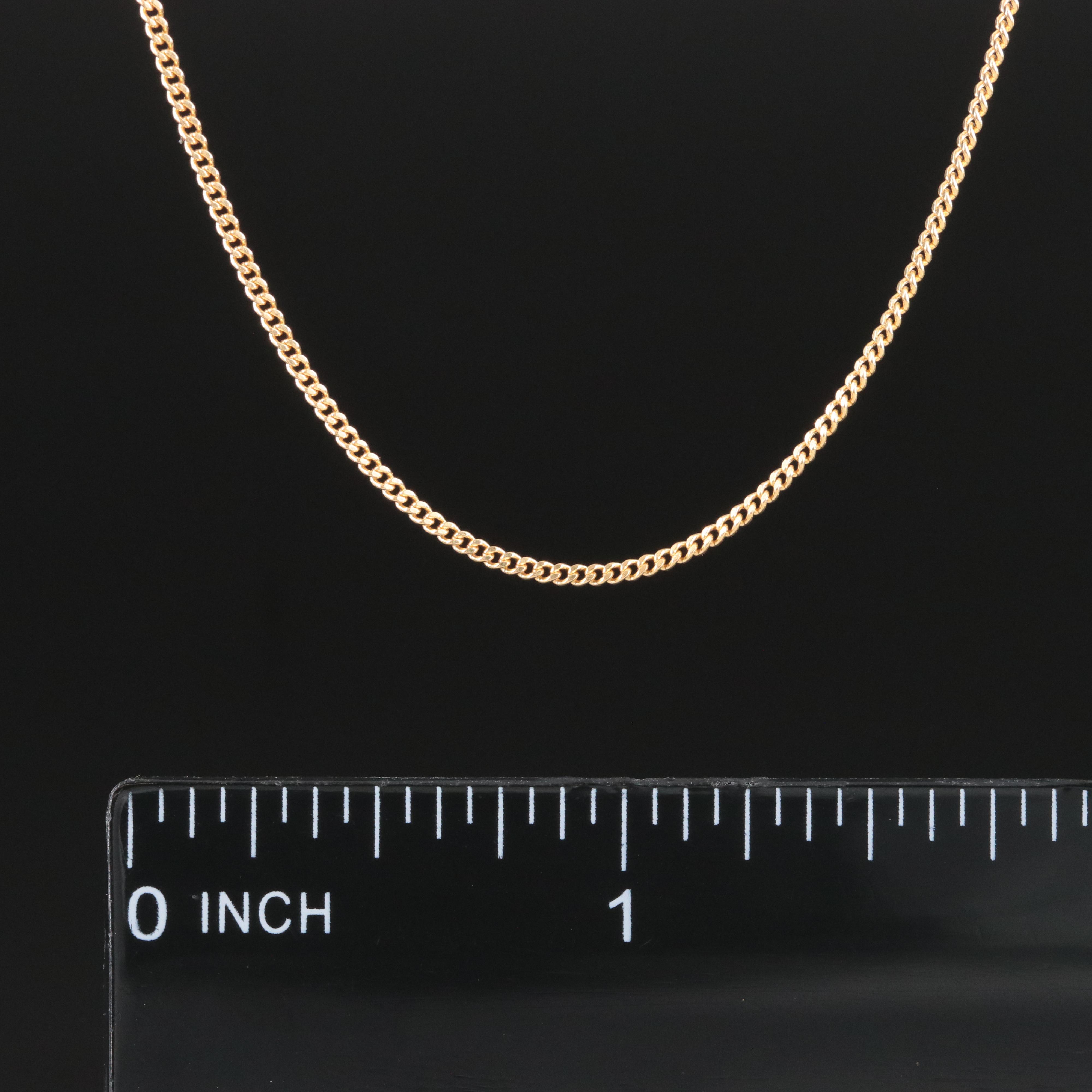 18K Cable Chain Necklace