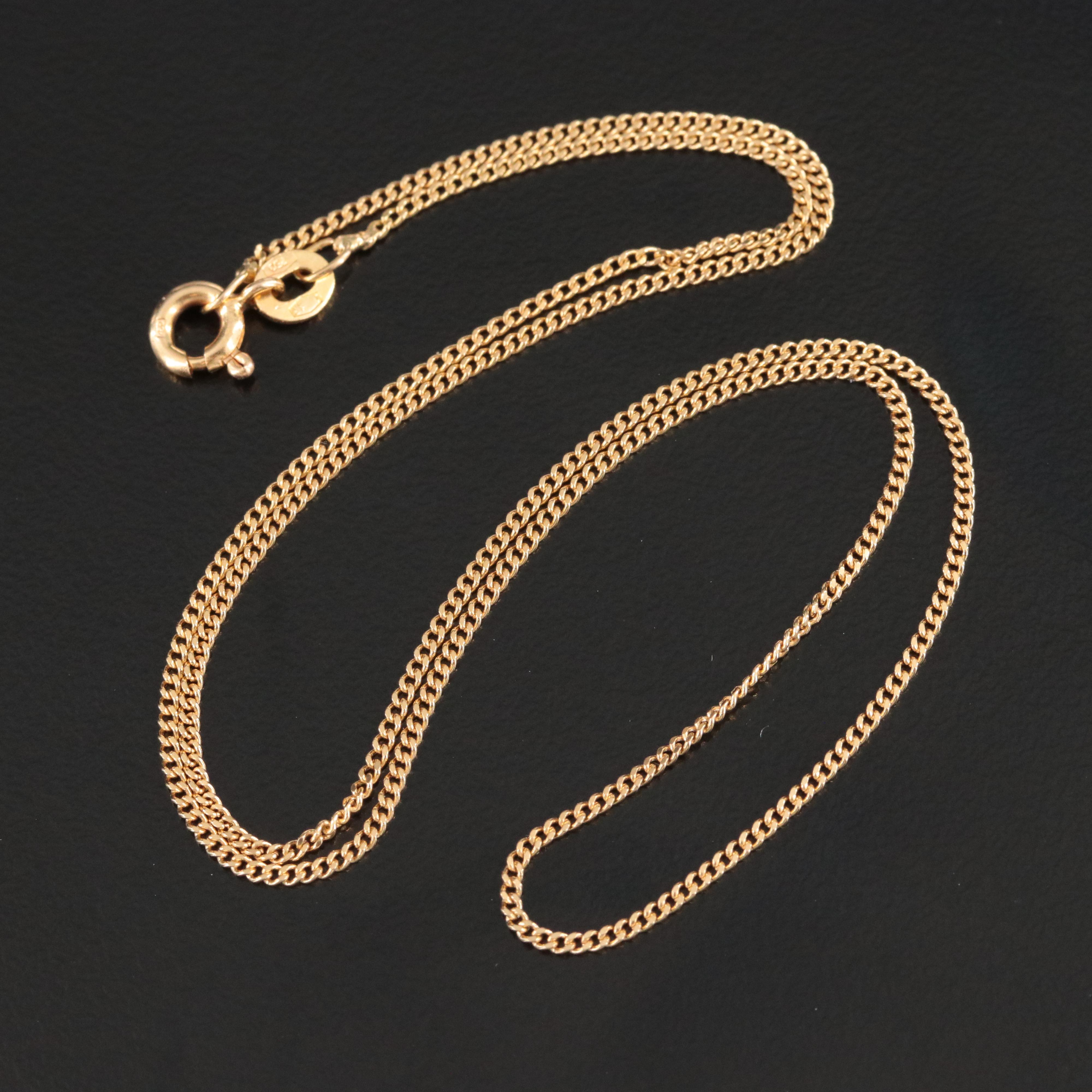 18K Cable Chain Necklace