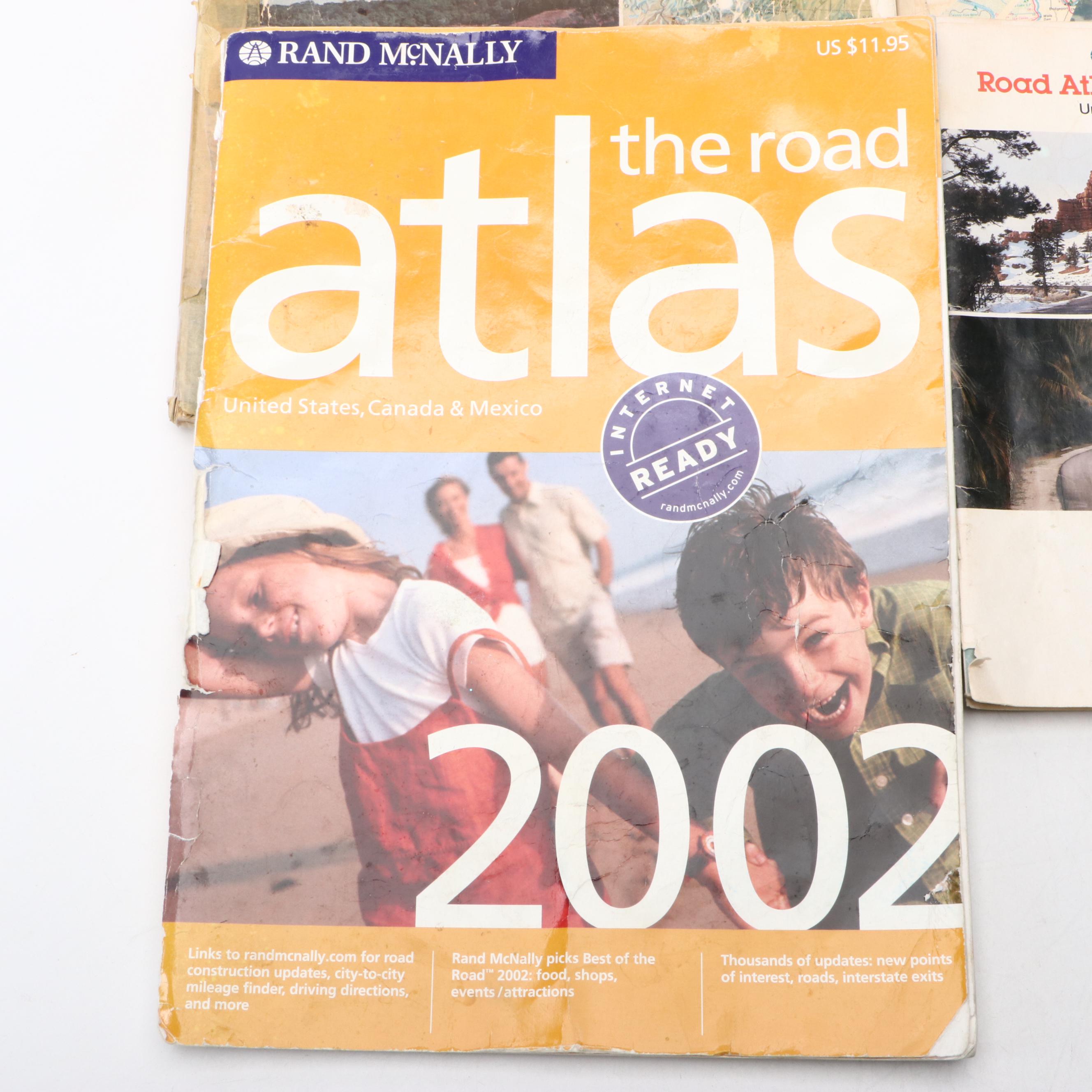 Randy McNally Road Atlases with Kentucky Industrial Sites Map and Other Maps