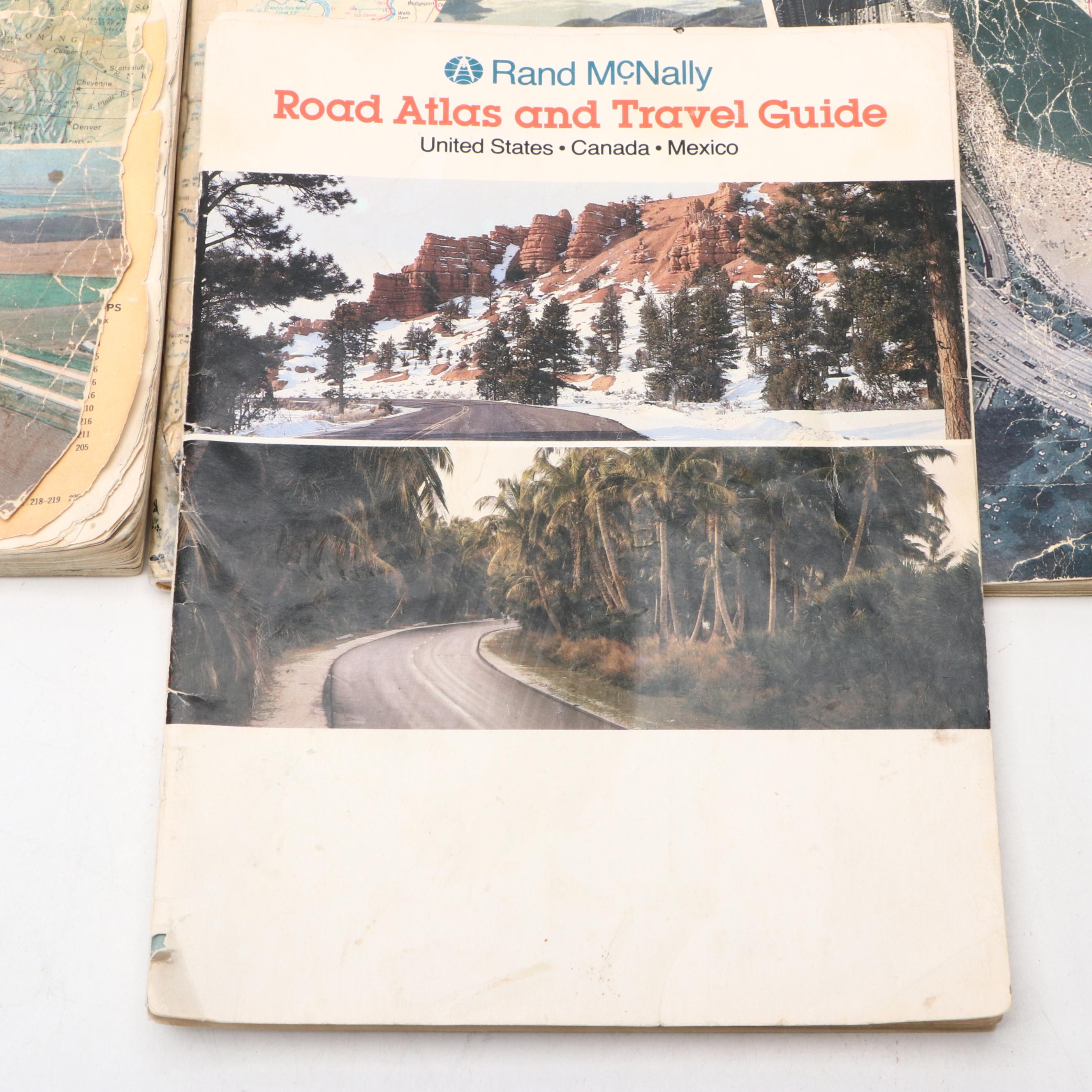 Randy McNally Road Atlases with Kentucky Industrial Sites Map and Other Maps