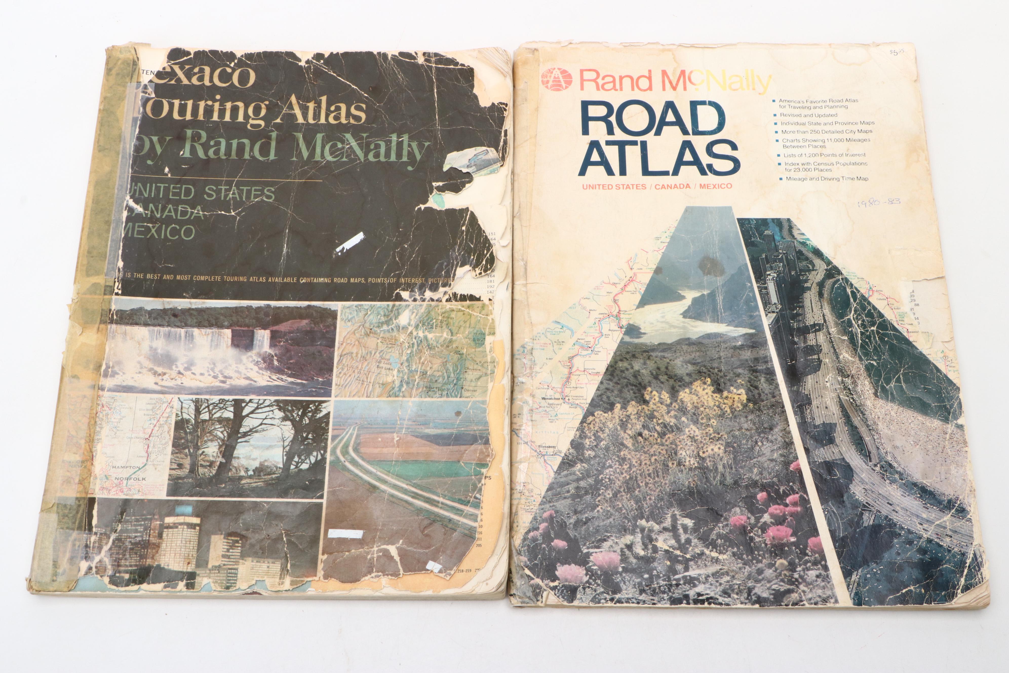 Randy McNally Road Atlases with Kentucky Industrial Sites Map and Other Maps