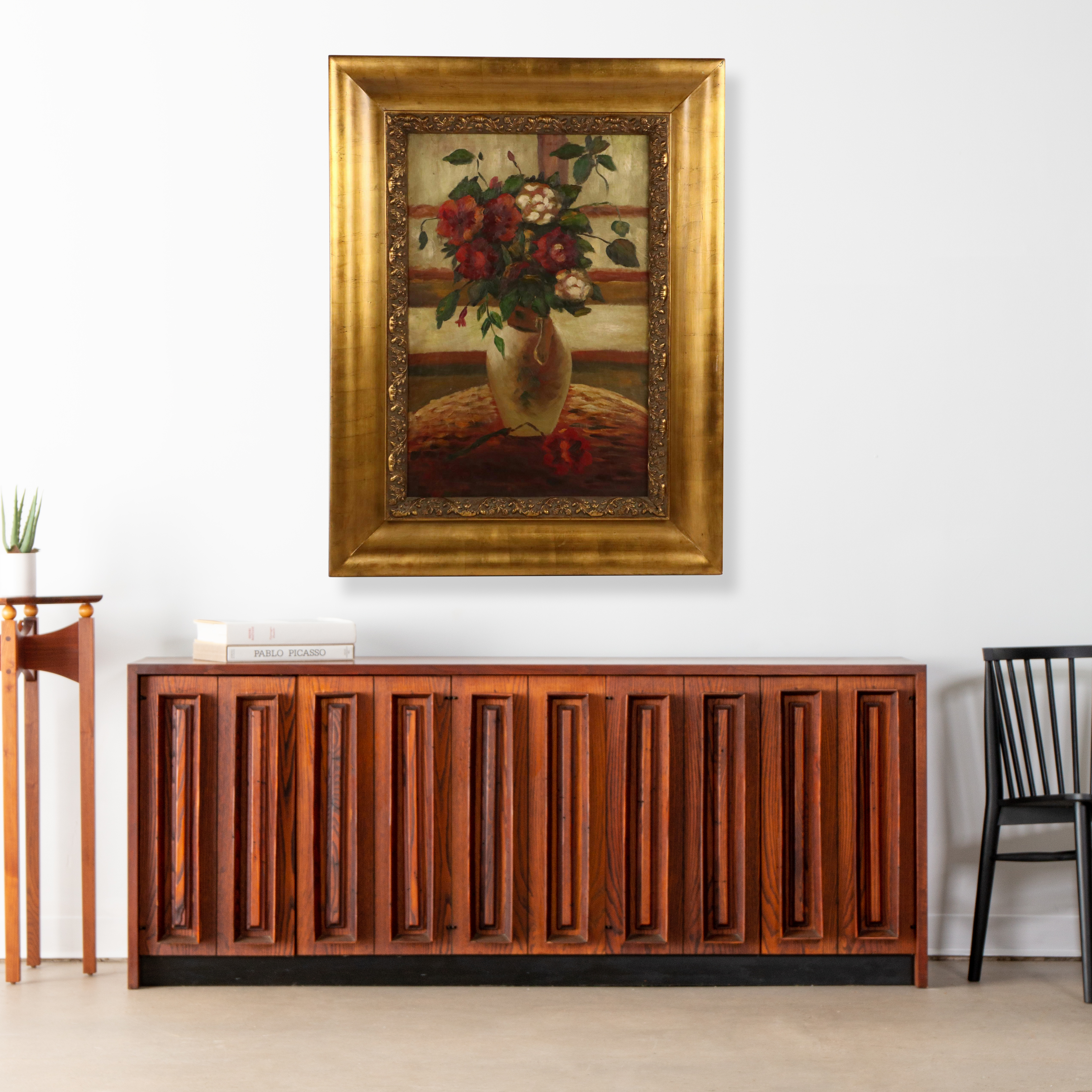 Floral Still Life Oil Painting, Circa 2010