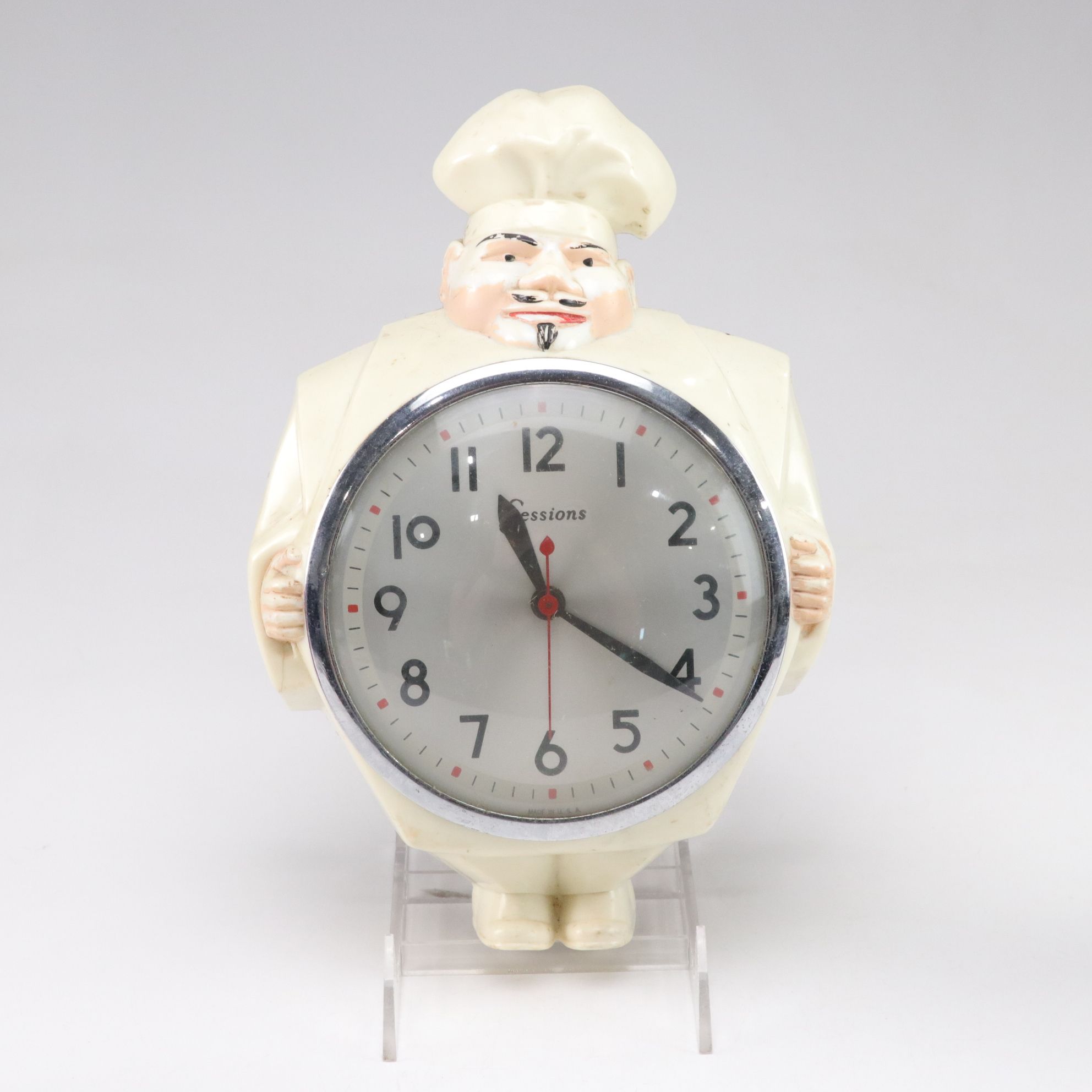 Novelty Chef & Other Vintage Wall Clocks, Mid-20th Century