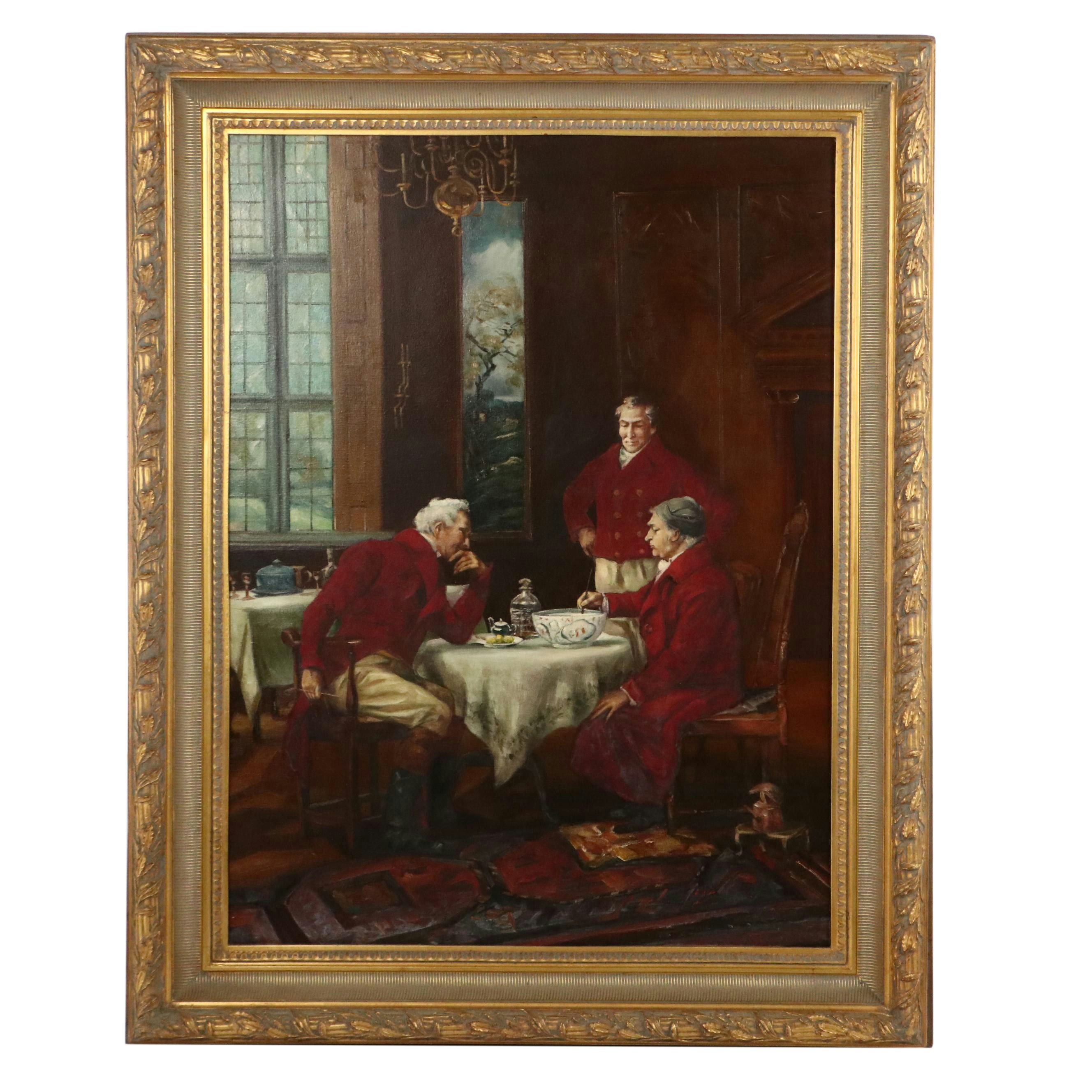 After Margaret Dovaston Oil Painting "Good Cheer"