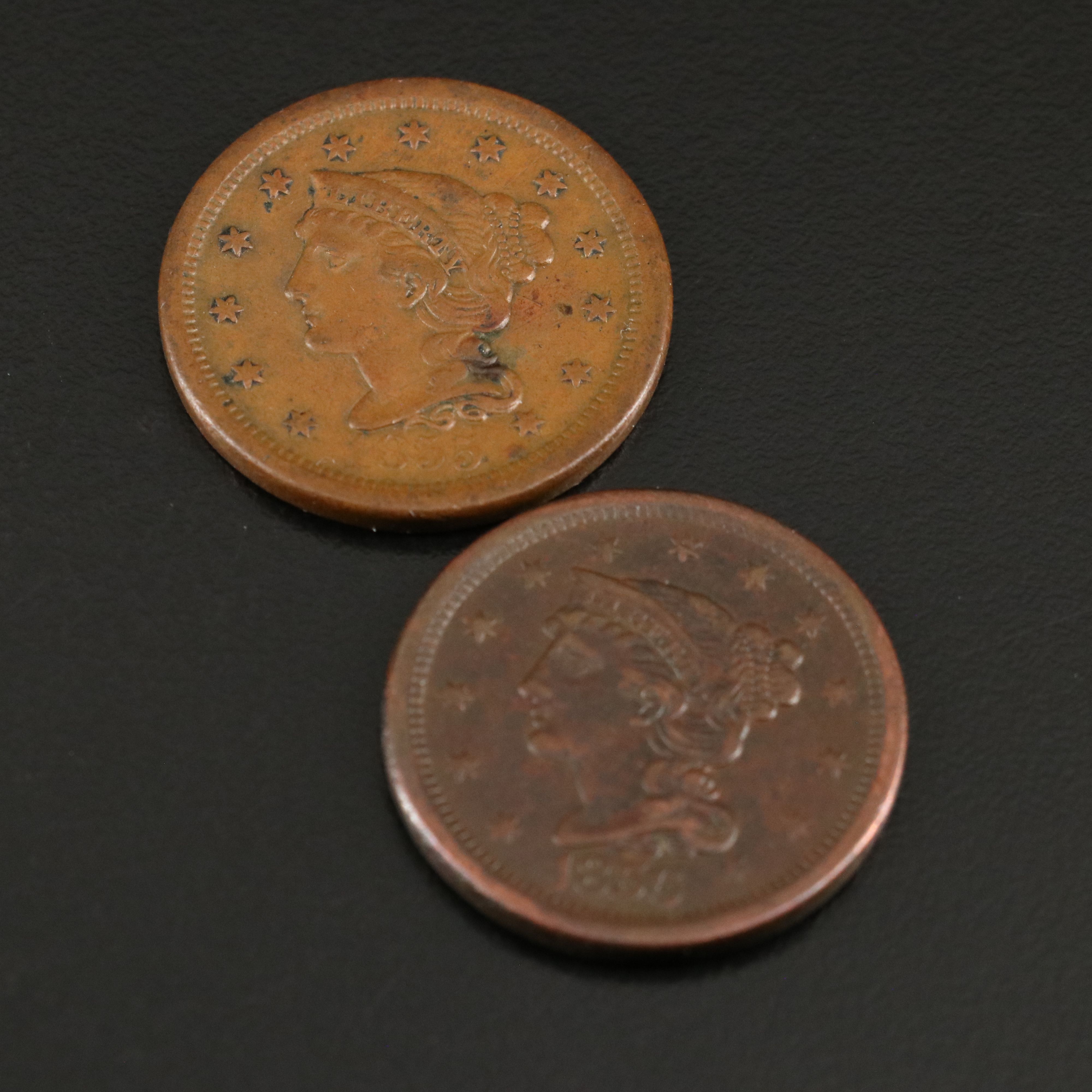 Eight Different U.S. Large Cents