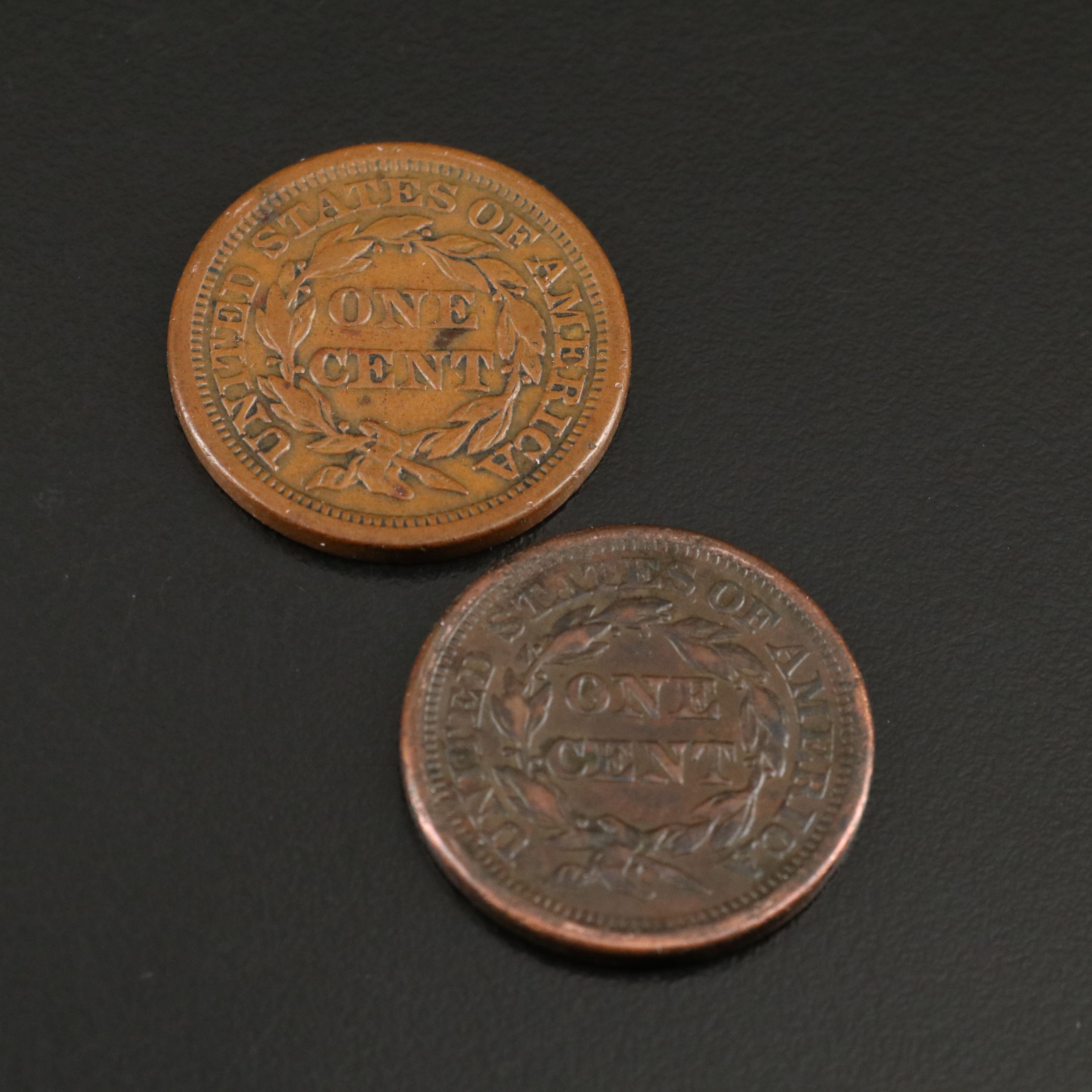 Eight Different U.S. Large Cents