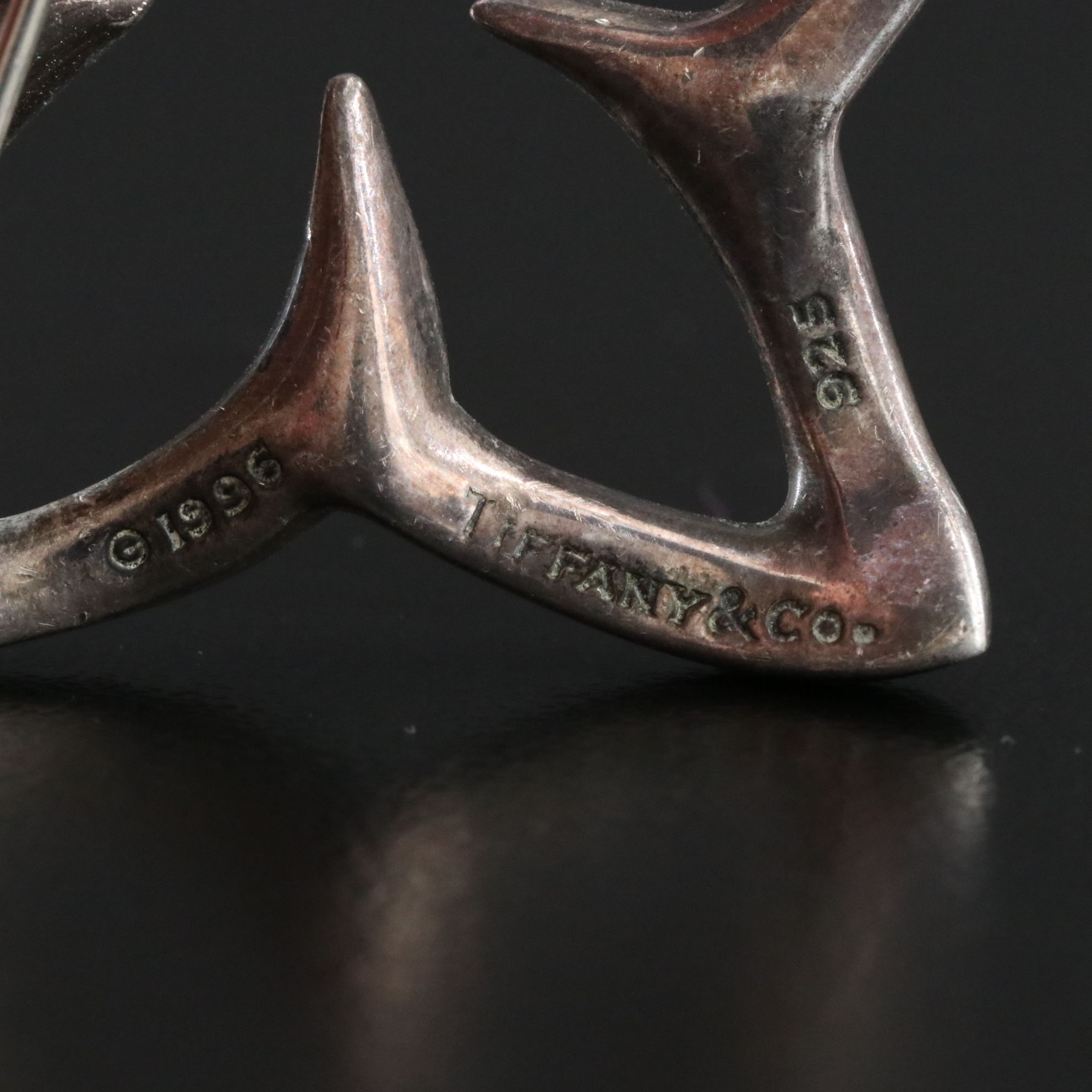 Tiffany & Co. Sterling Plumeria Brooch